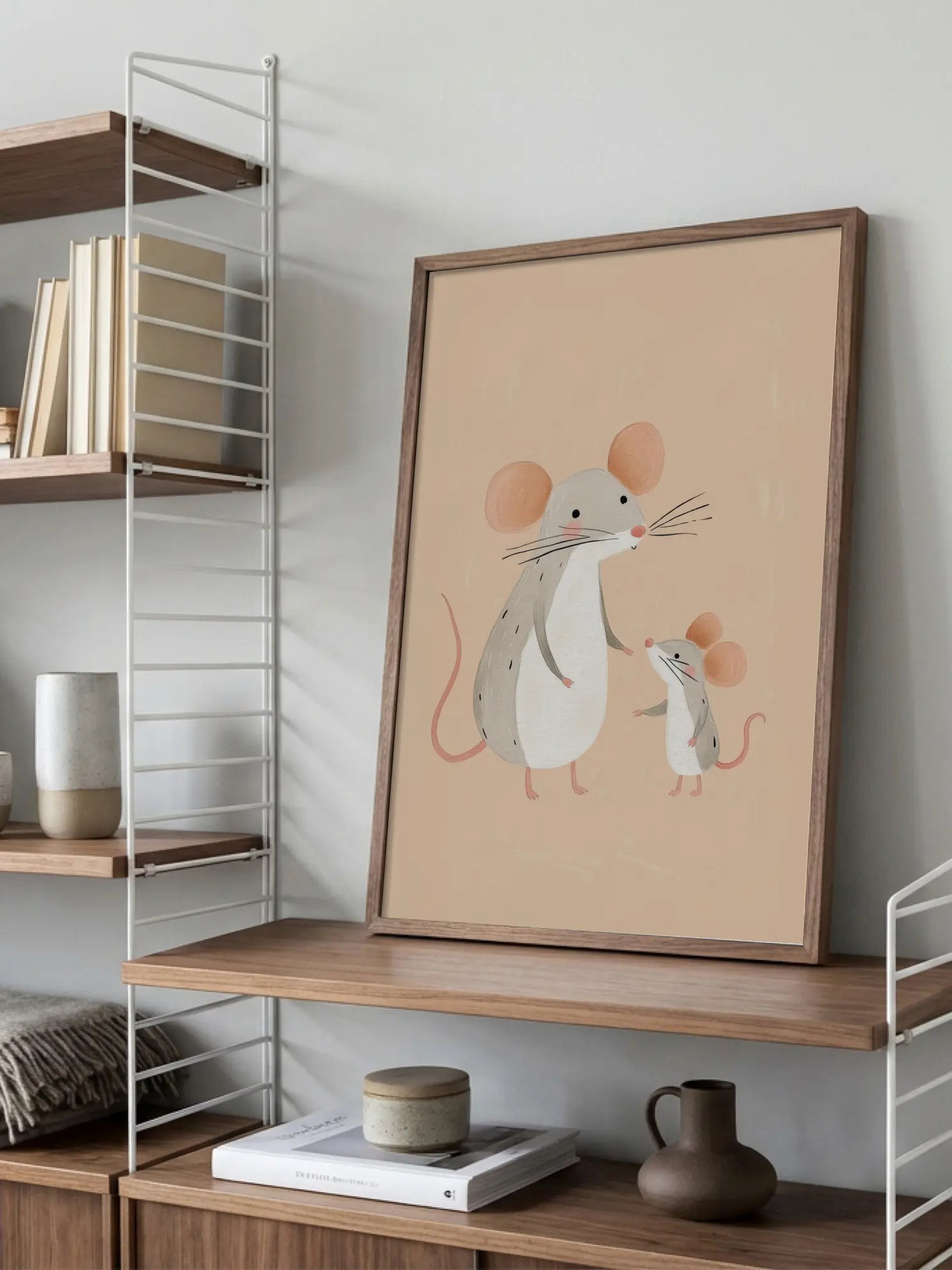 Mouse Family Poster
