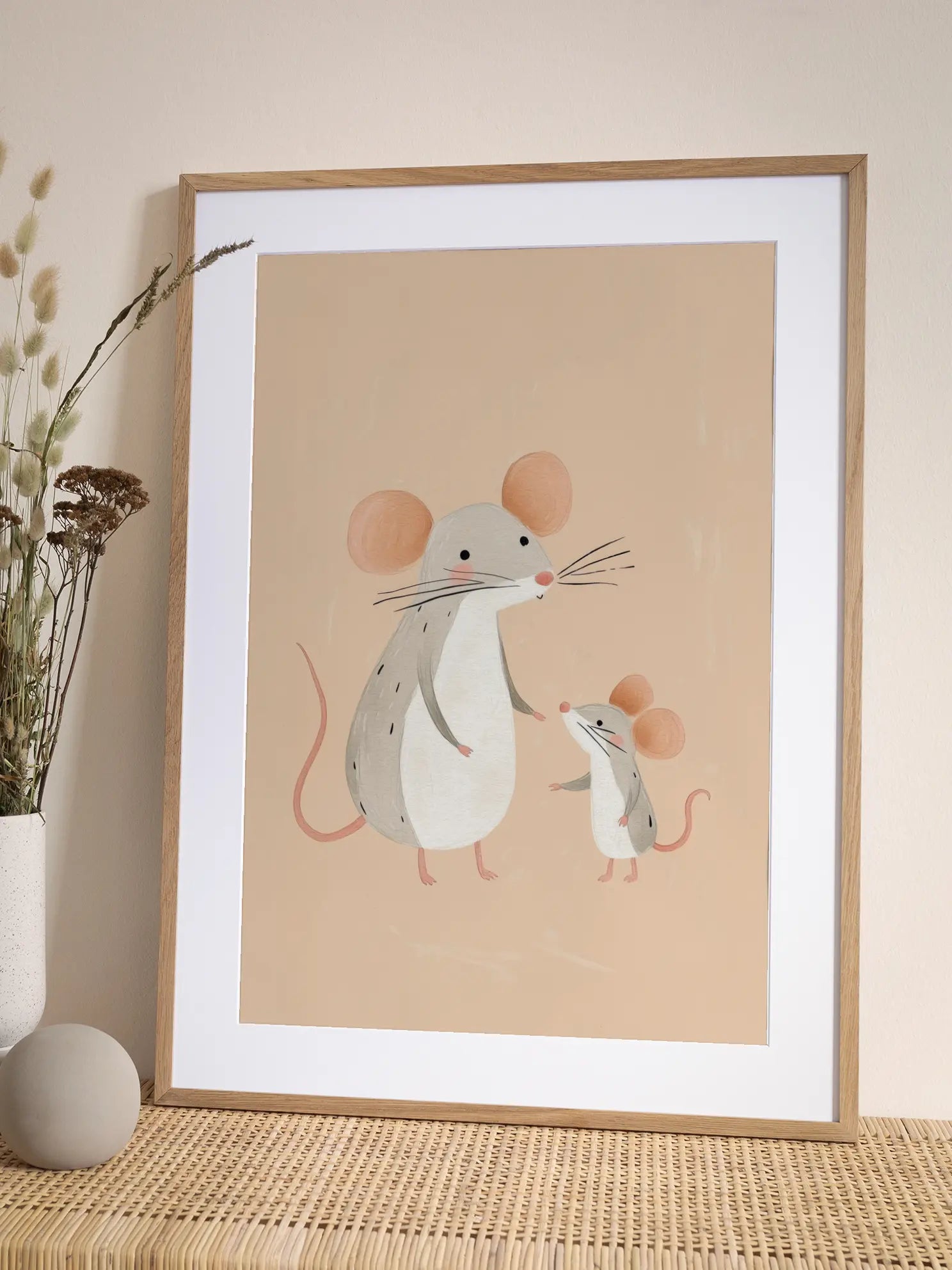 Mouse Family Poster