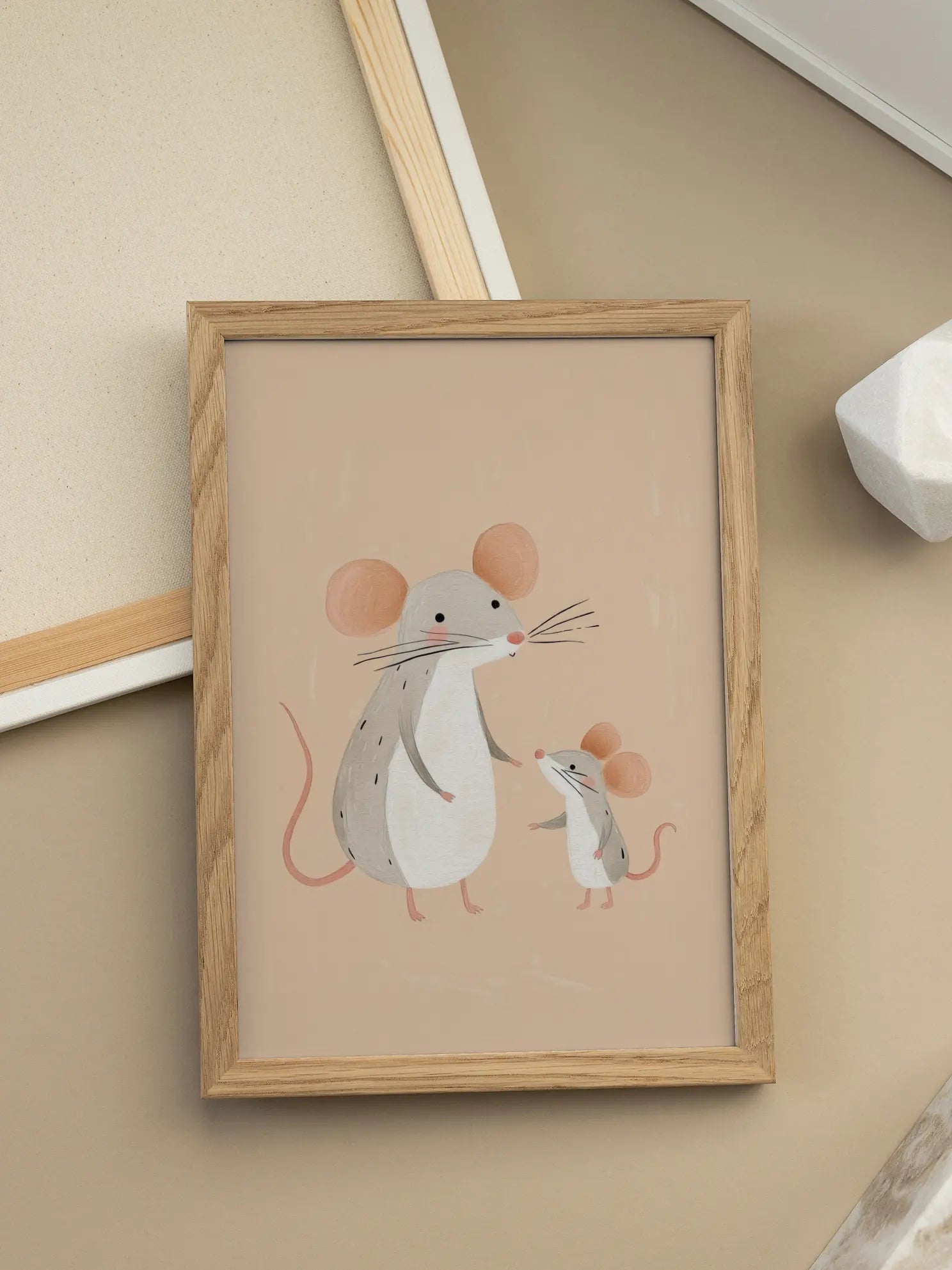Mouse Family Poster