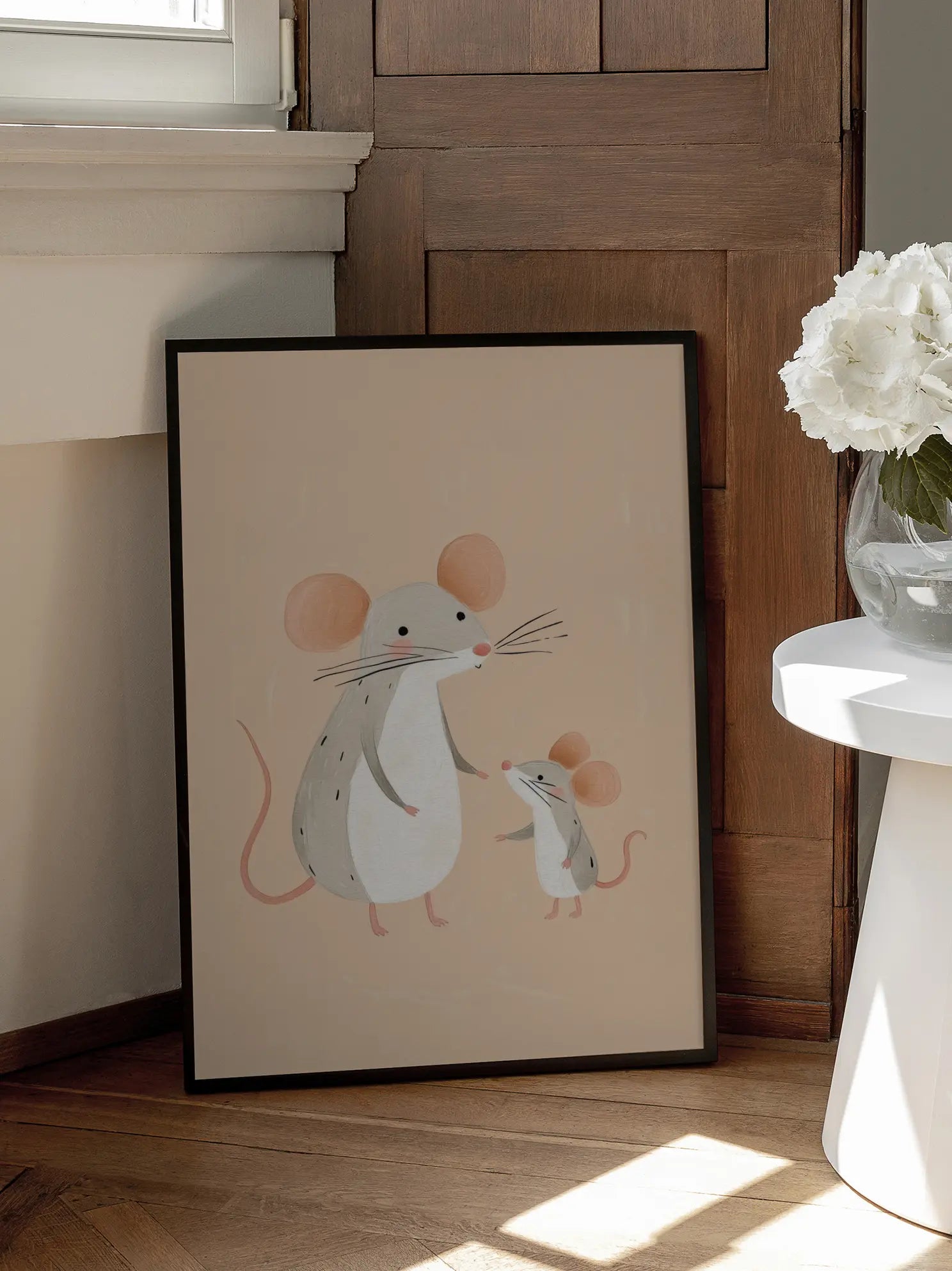 Mouse Family Poster
