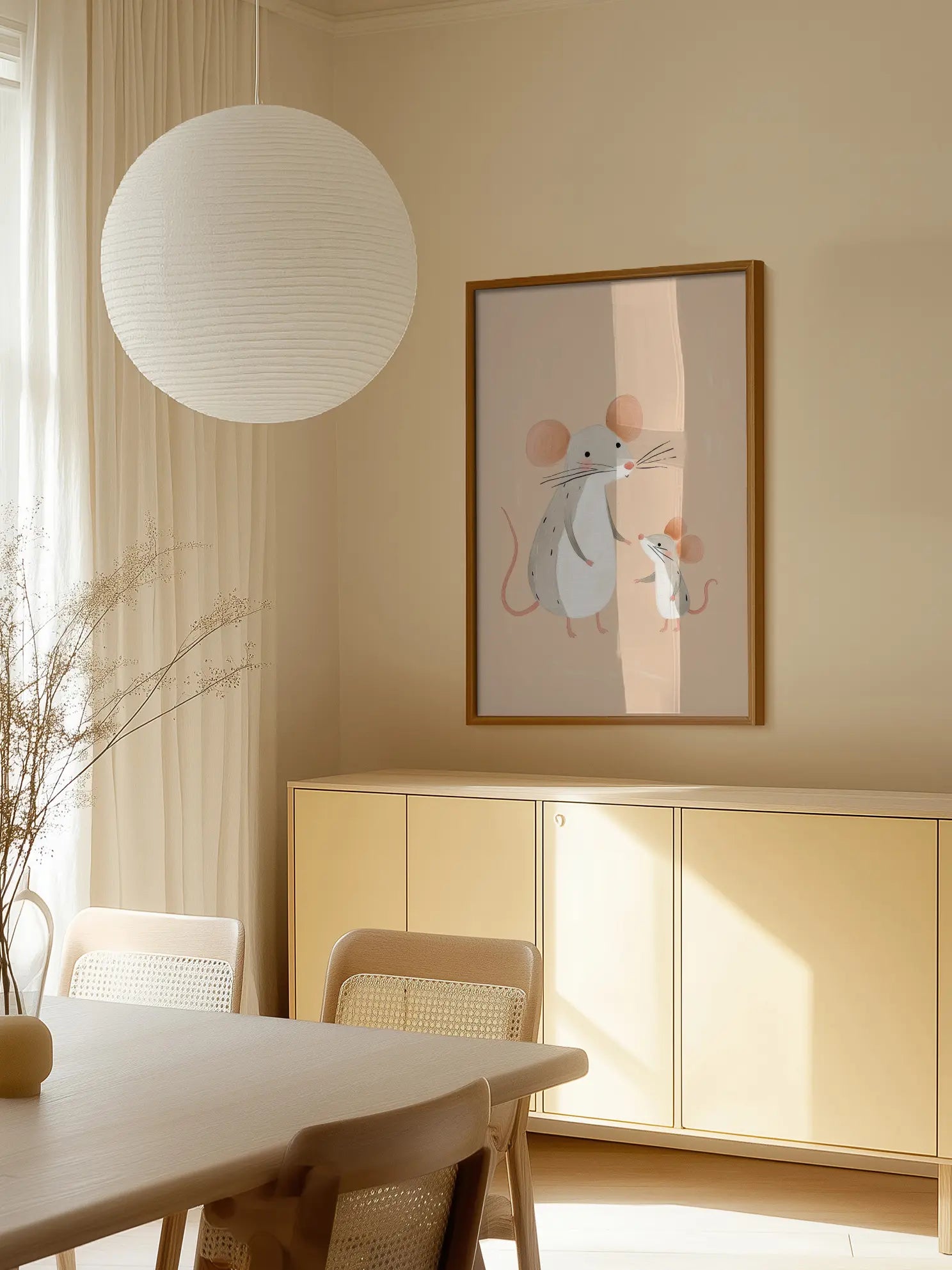 Mouse Family Poster