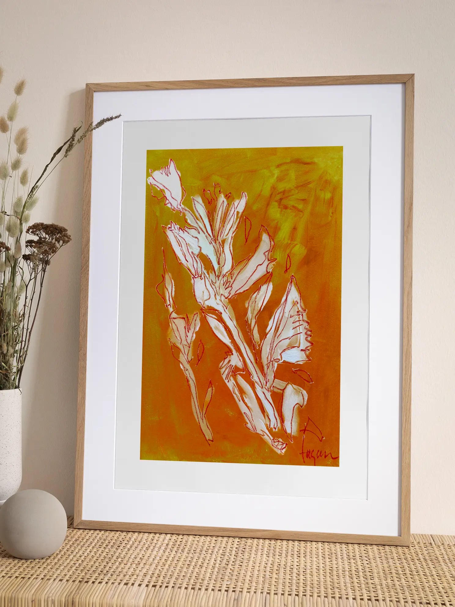 Mustard Flower Poster