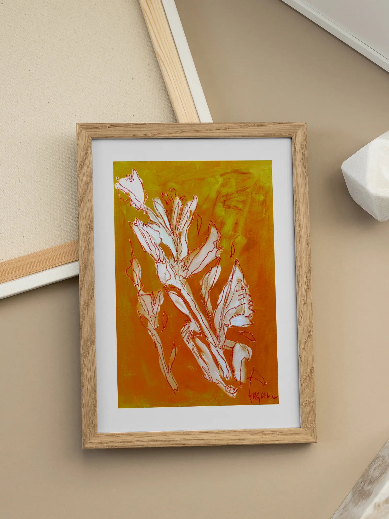Mustard Flower Poster