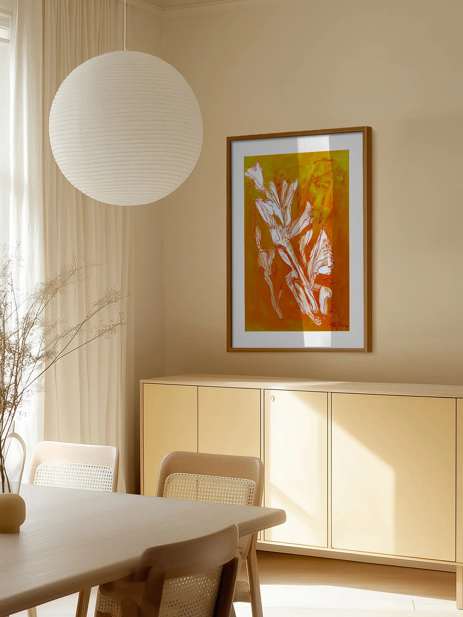 Mustard Flower Poster