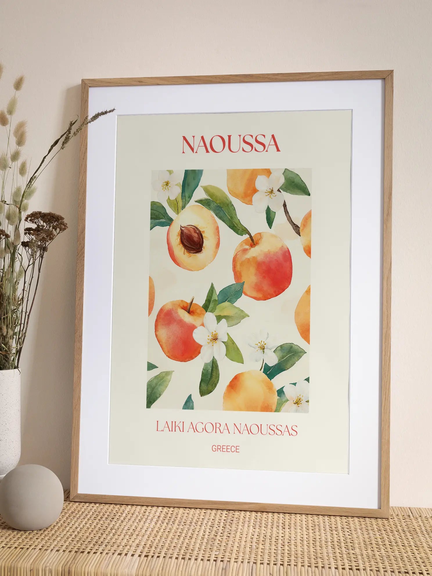 Naoussa Peaches Poster