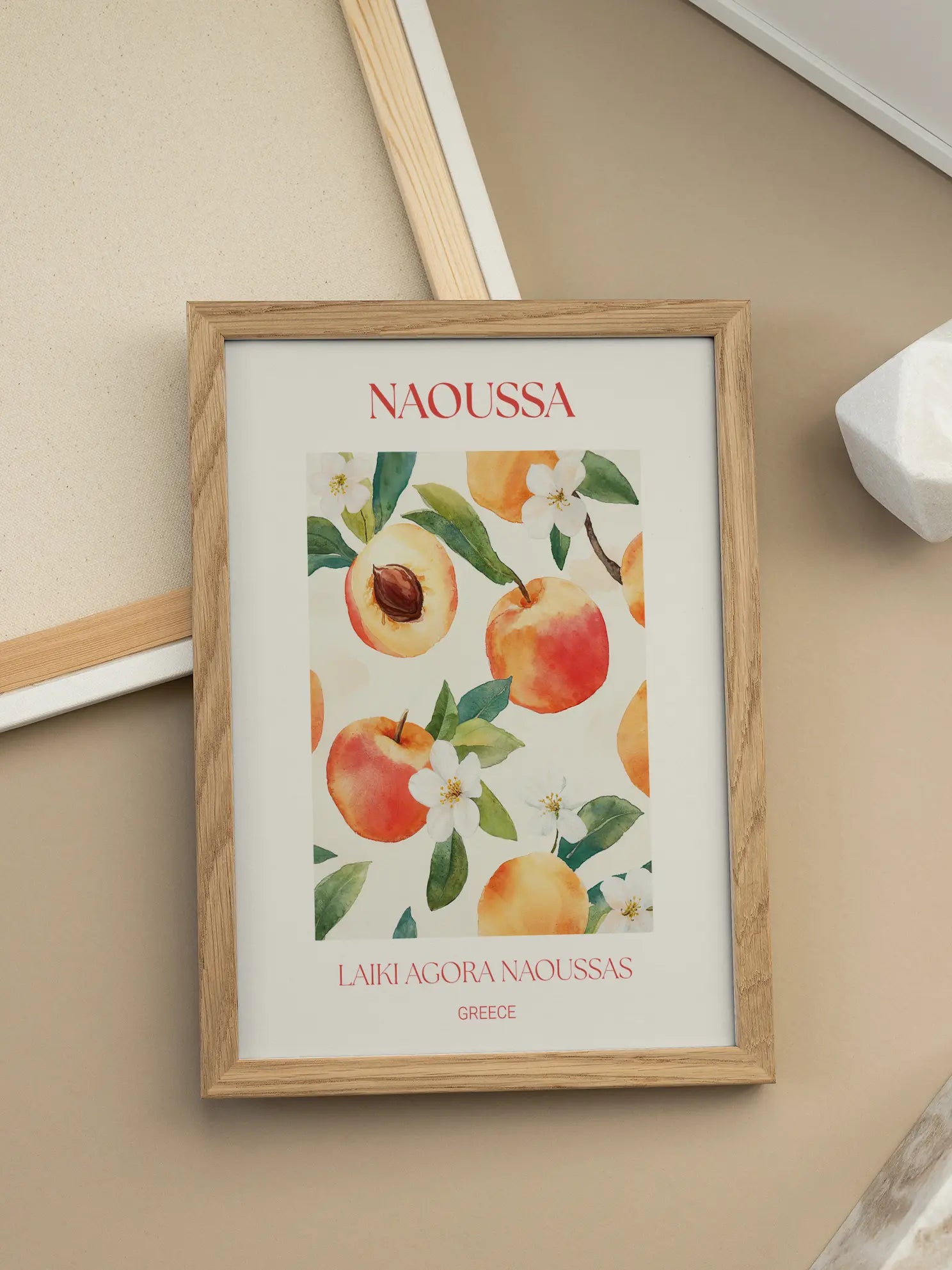 Naoussa Peaches Poster