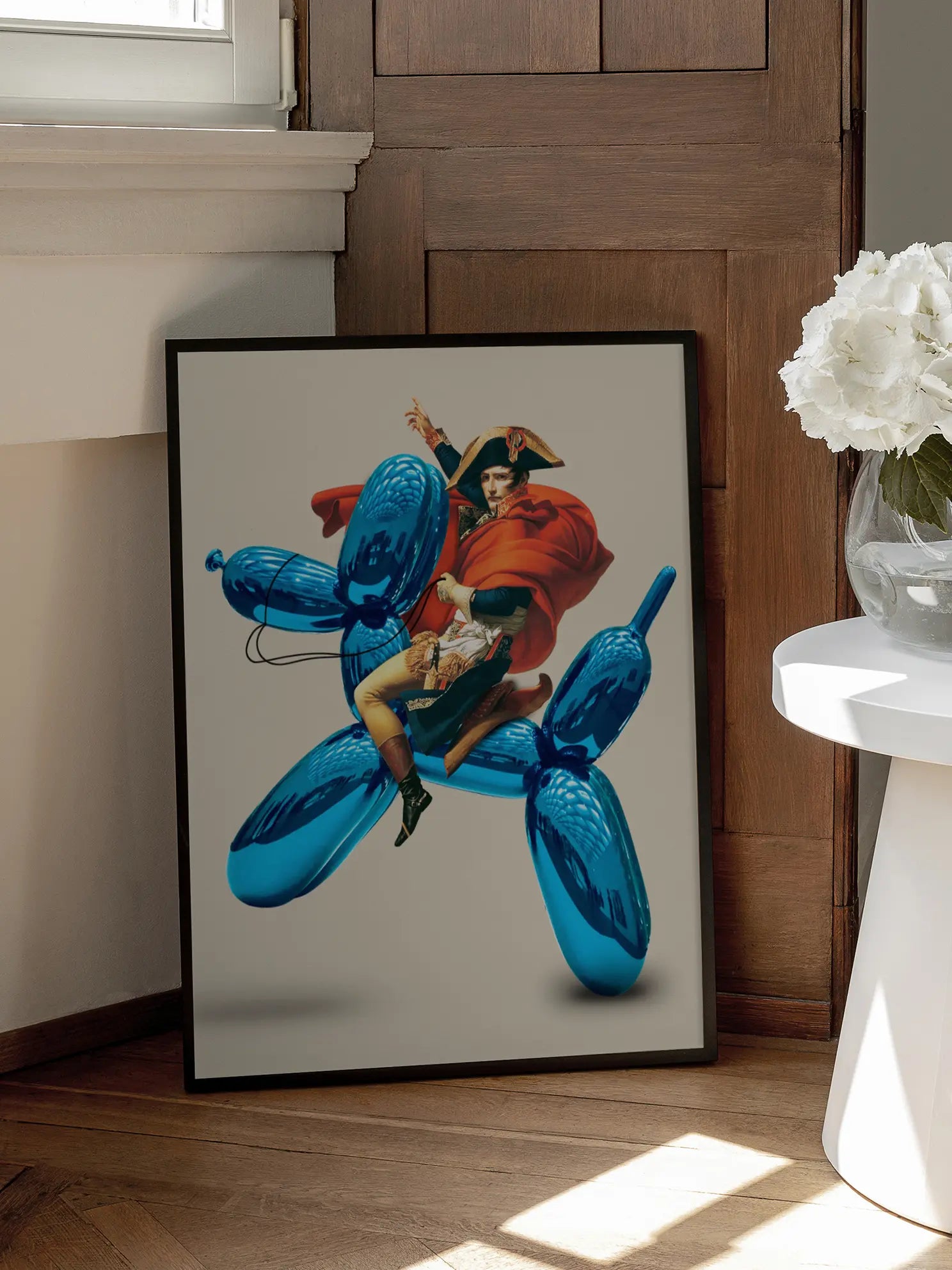 Napoleon on Balloon Dog Poster