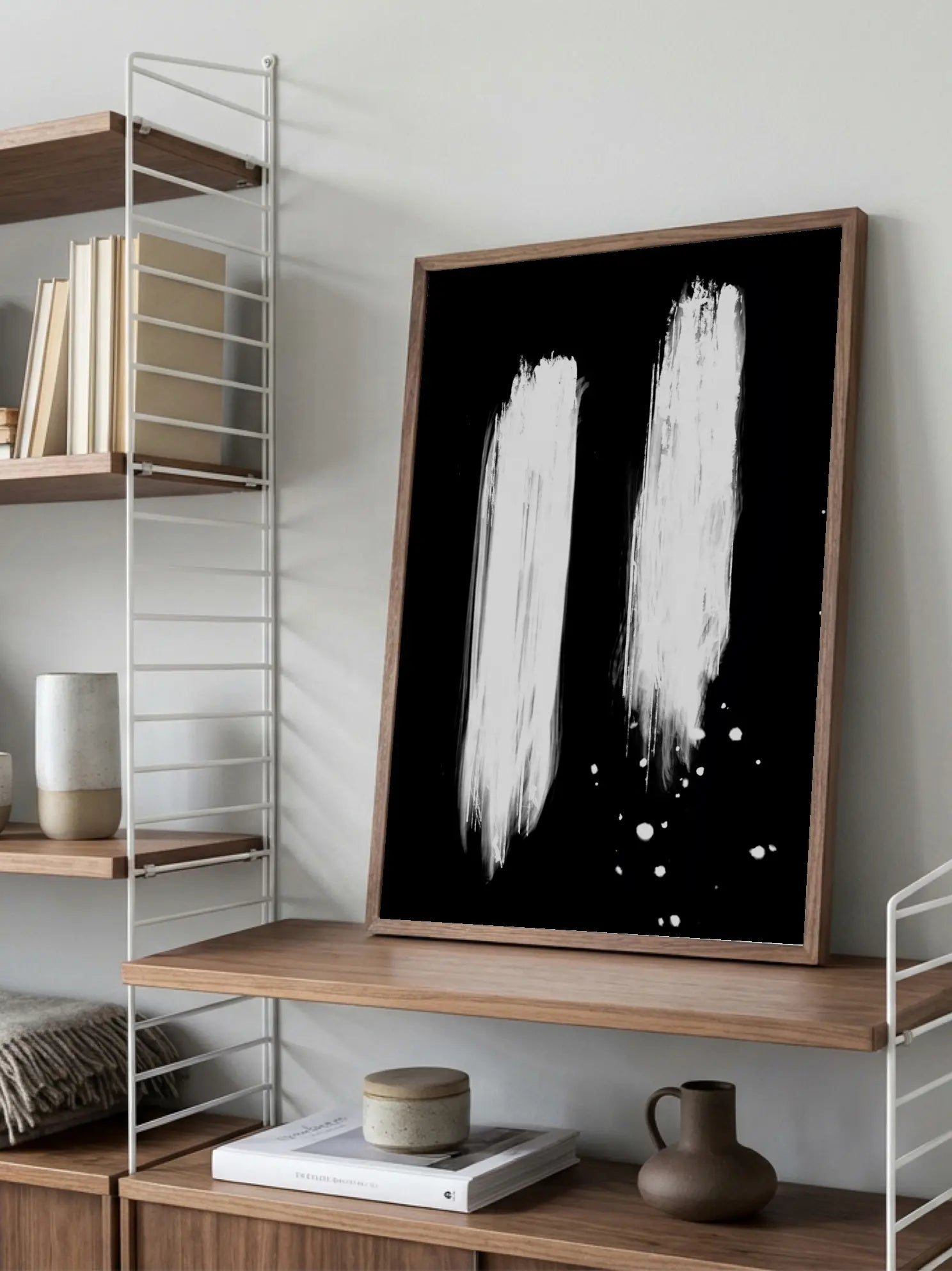 Negative Strokes Poster