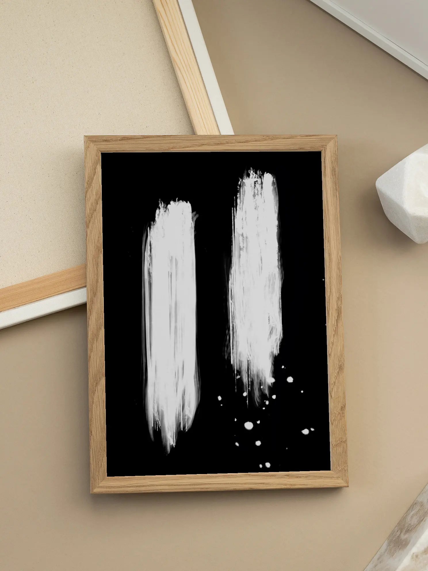 Negative Strokes Poster