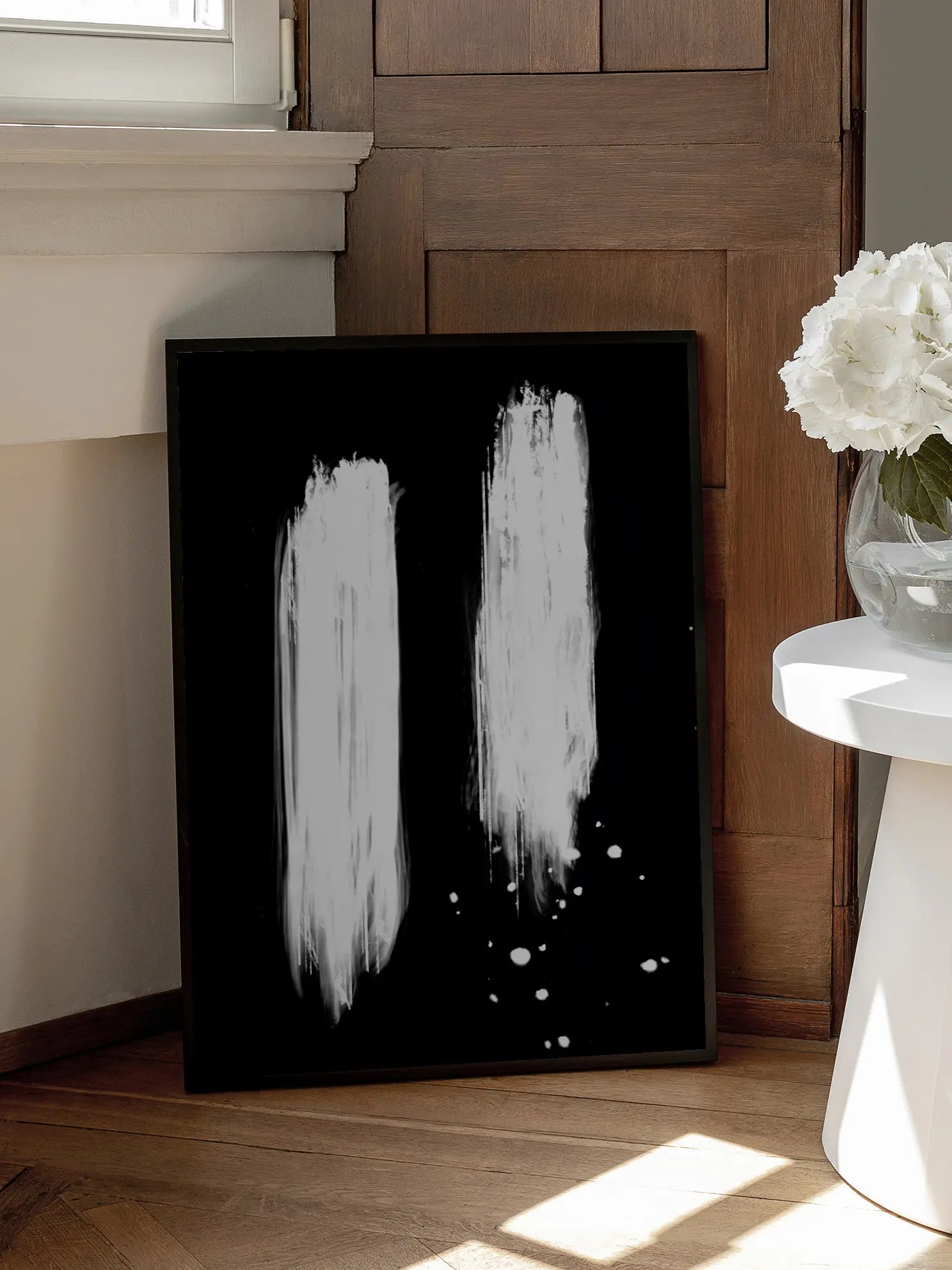 Negative Strokes Poster