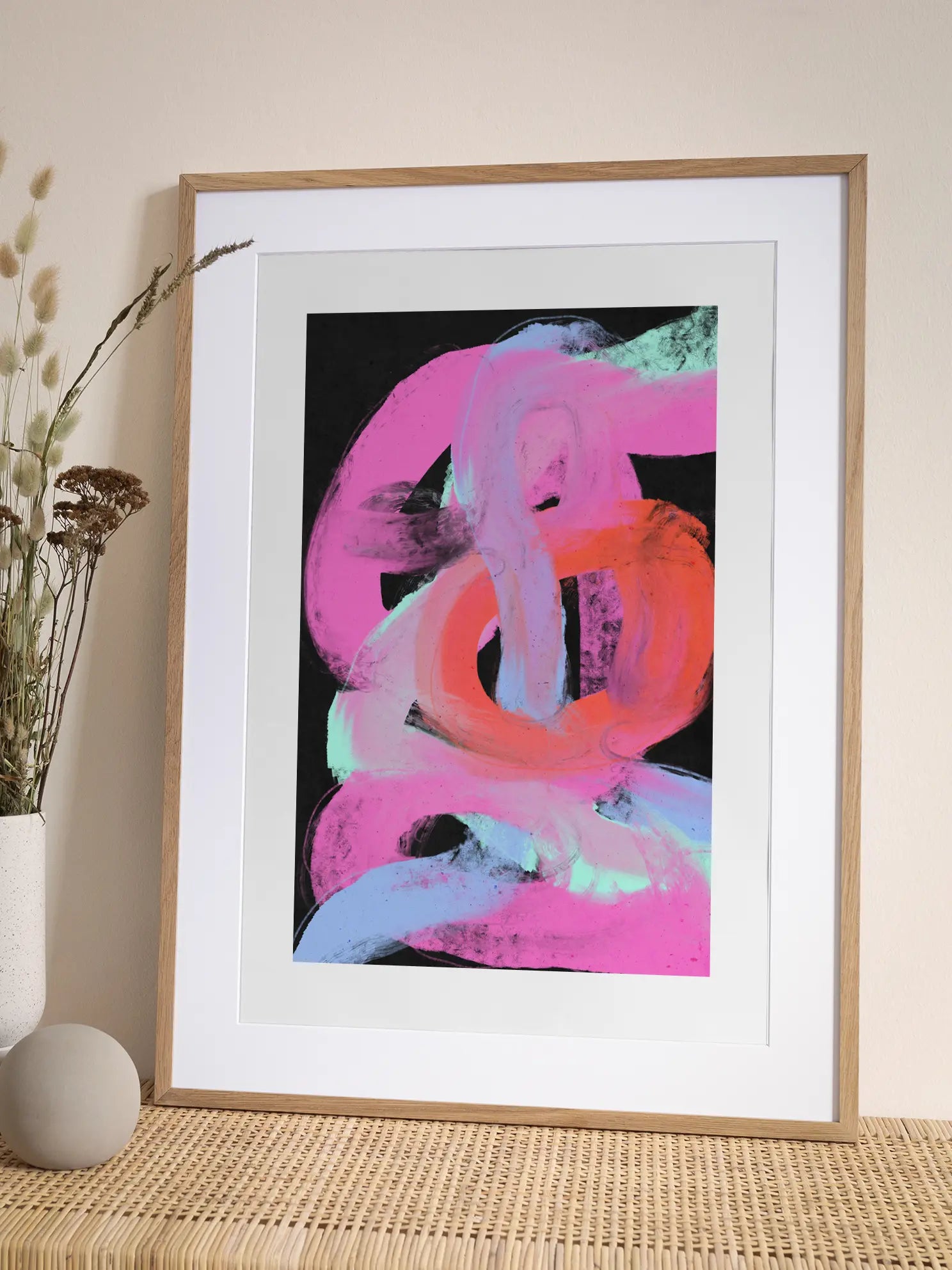 Neon Loops Poster