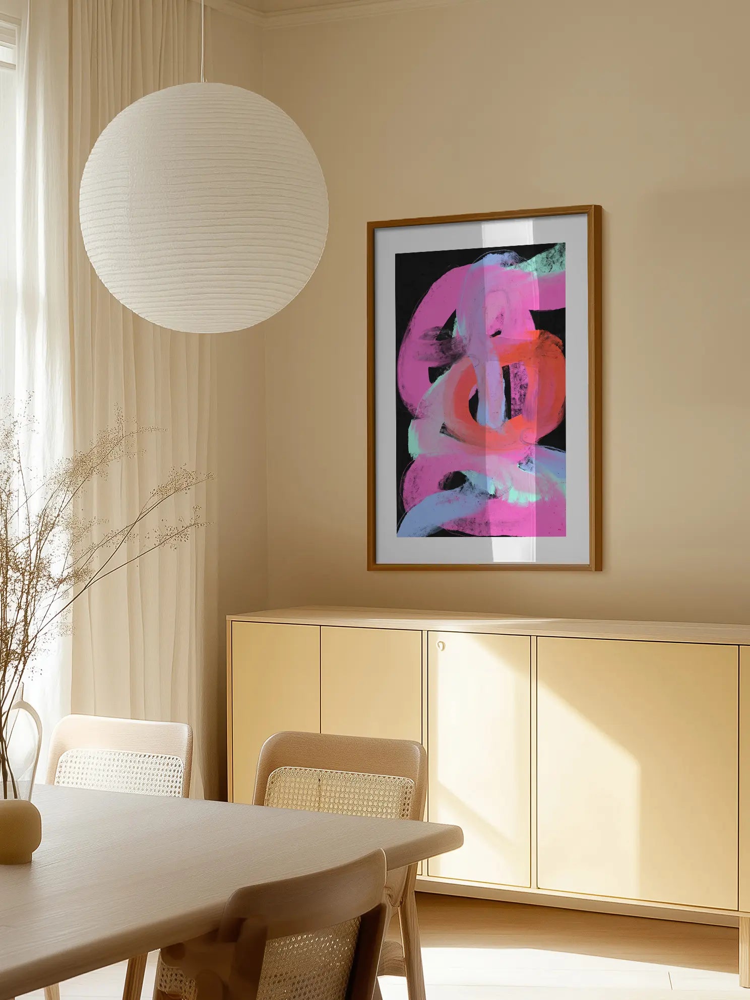 Neon Loops Poster