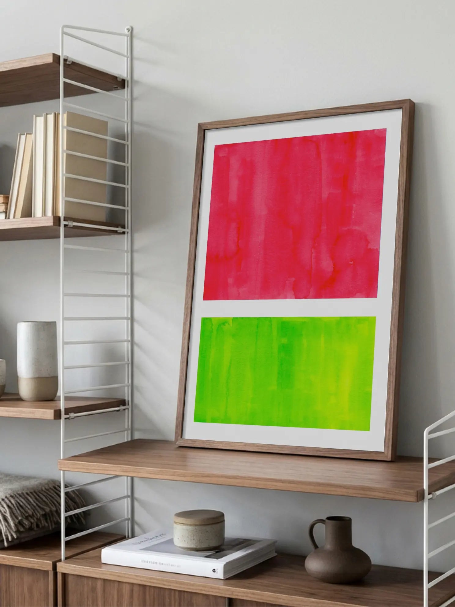 Neon Watermelon Poster