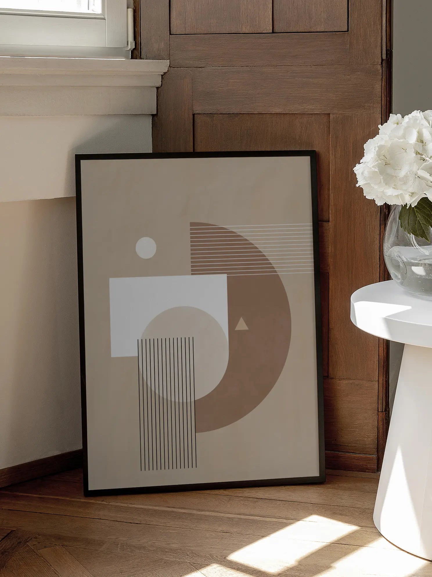Neutral Semicircles Poster