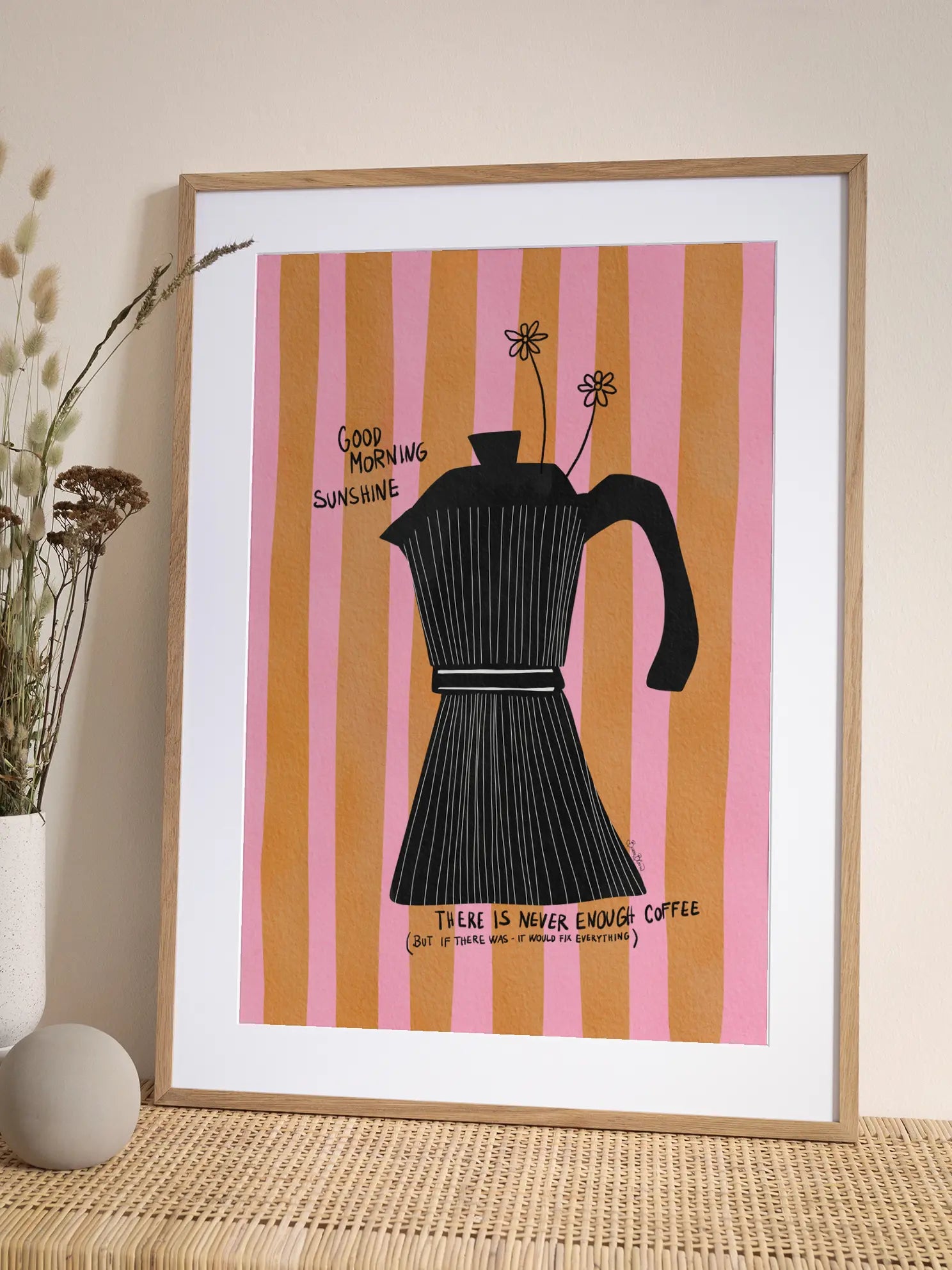 Never Enough Coffee Poster