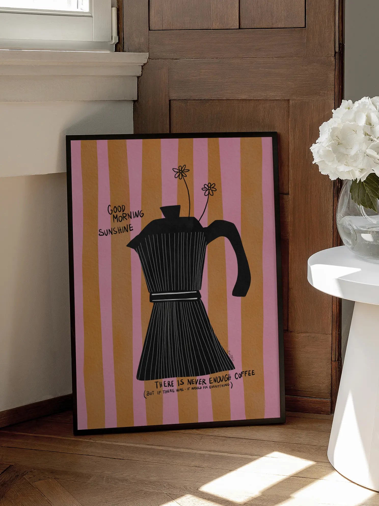 Never Enough Coffee Poster