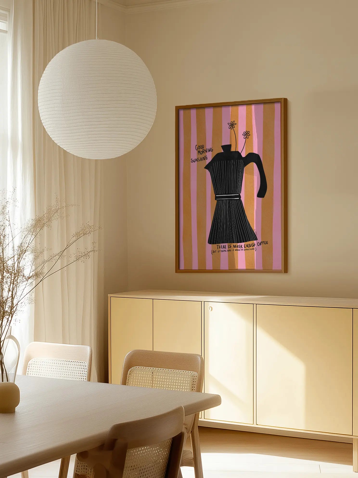 Never Enough Coffee Poster