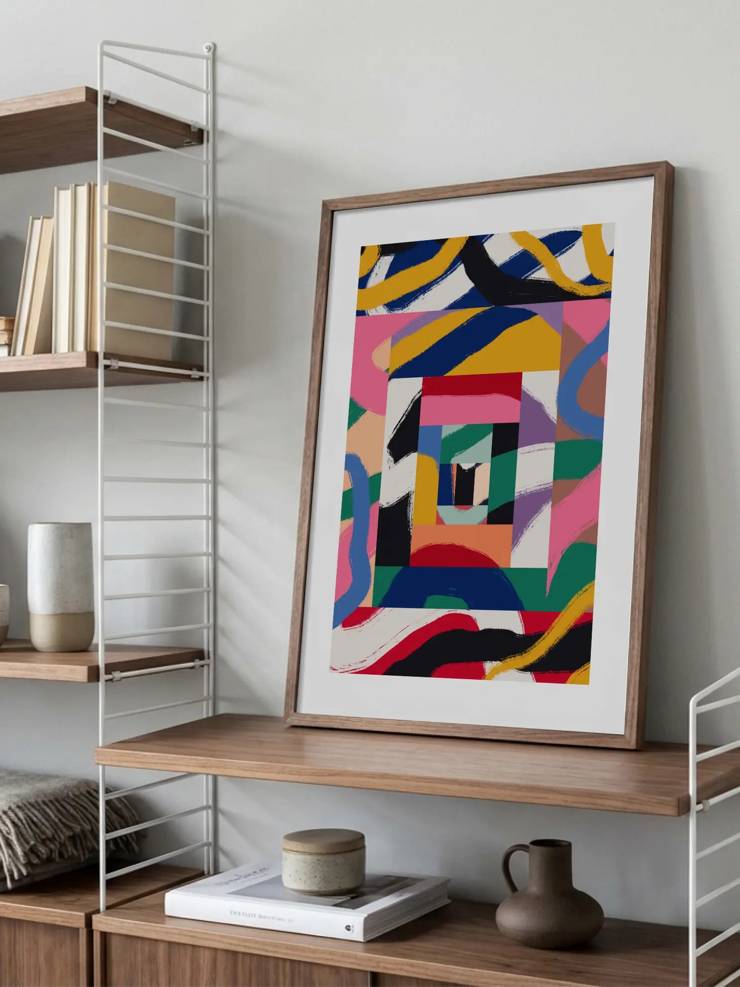 New York Abstract View Poster