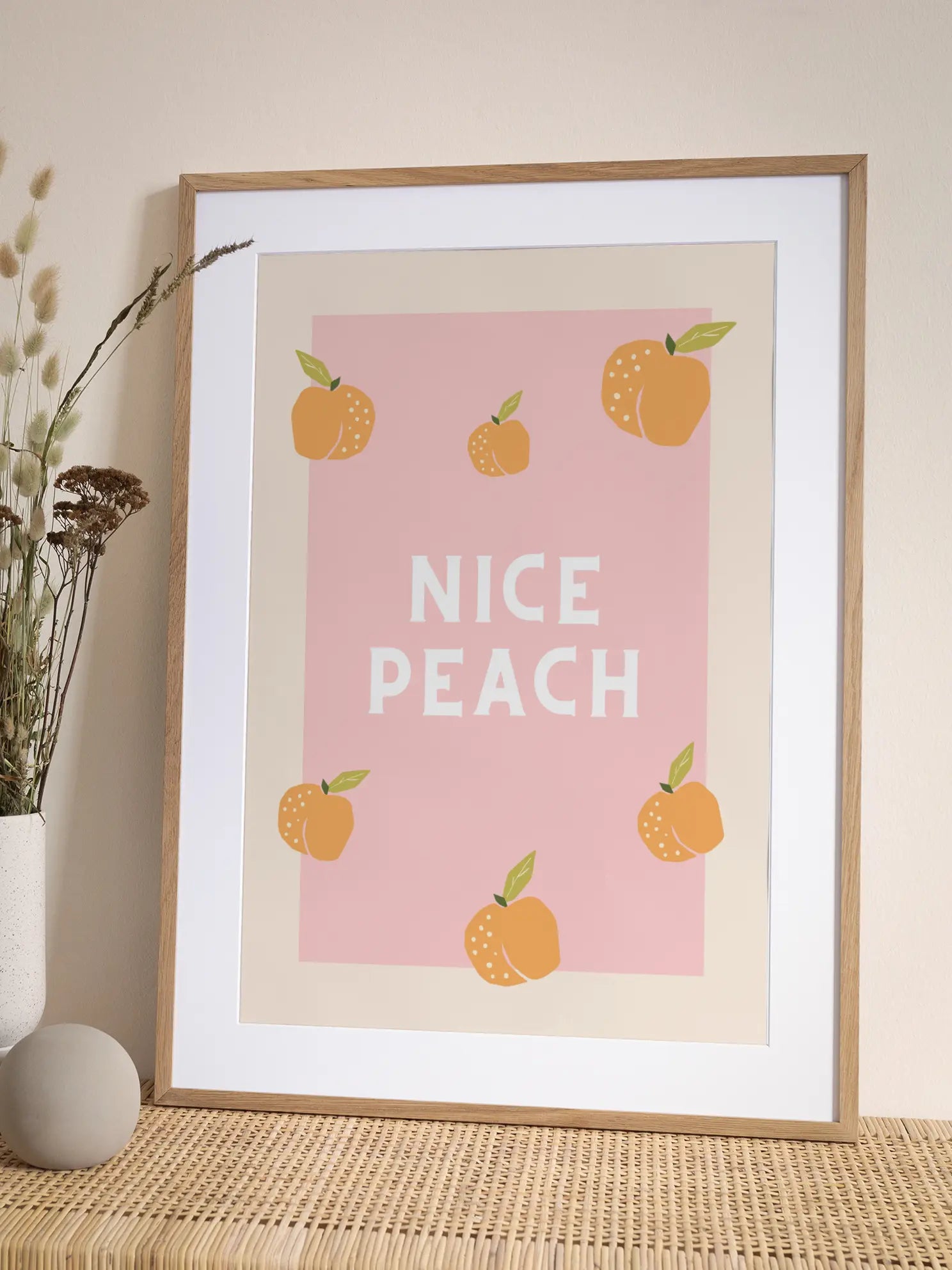 Nice Peach Poster