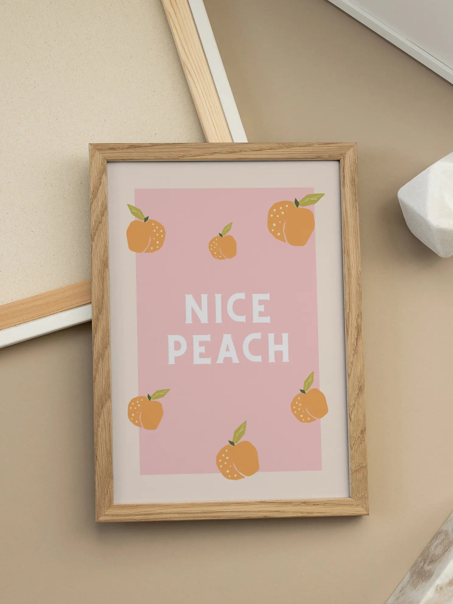 Nice Peach Poster