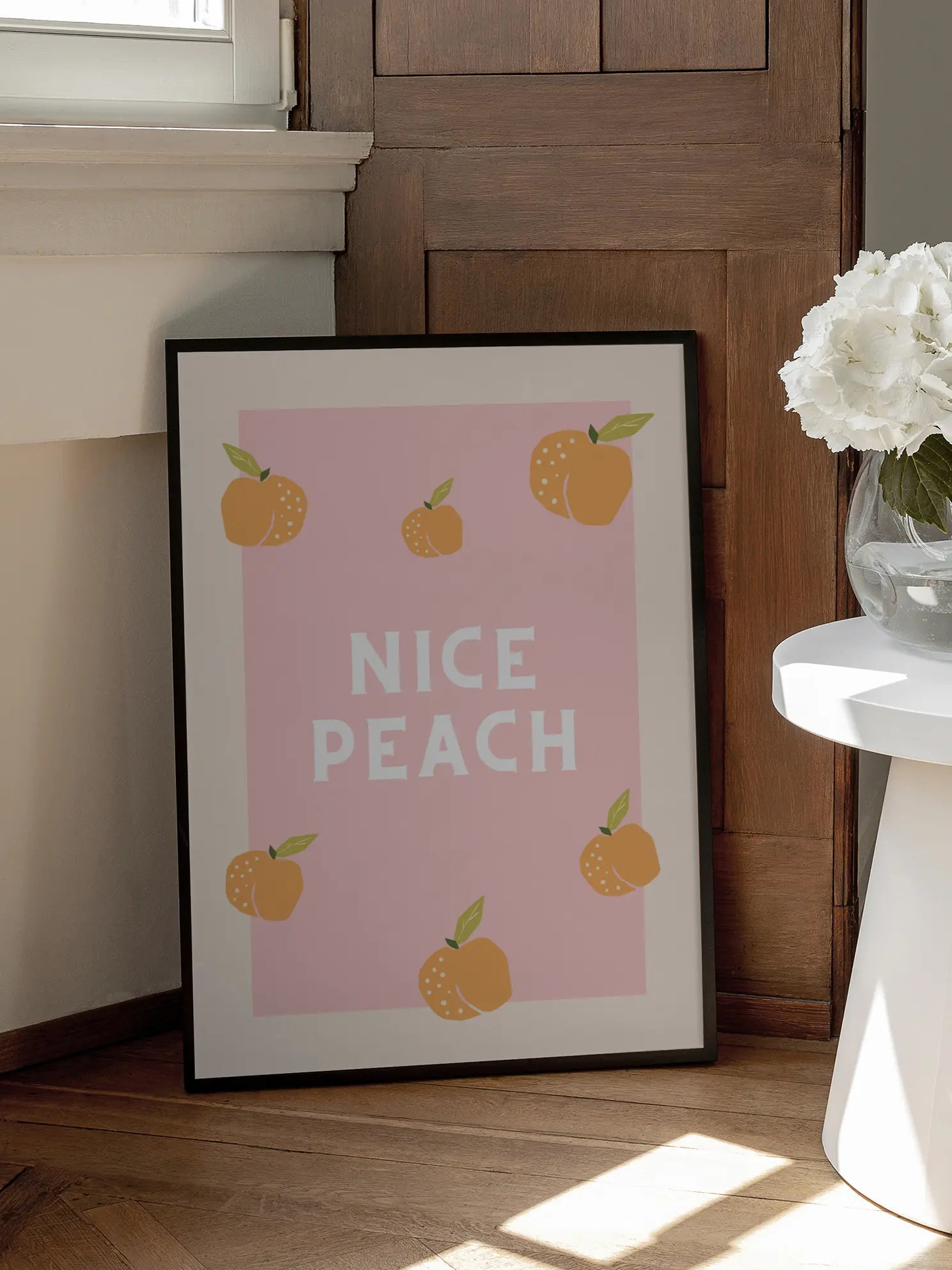 Nice Peach Poster