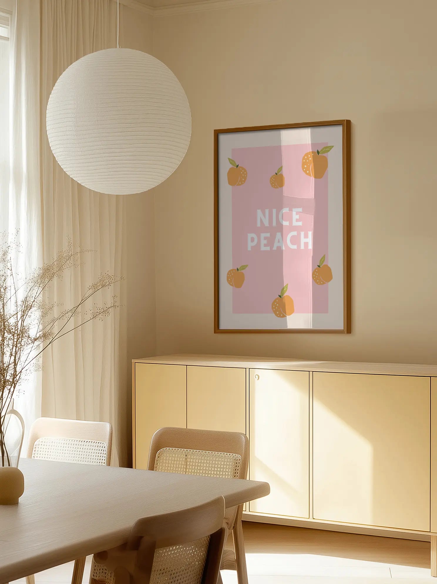 Nice Peach Poster