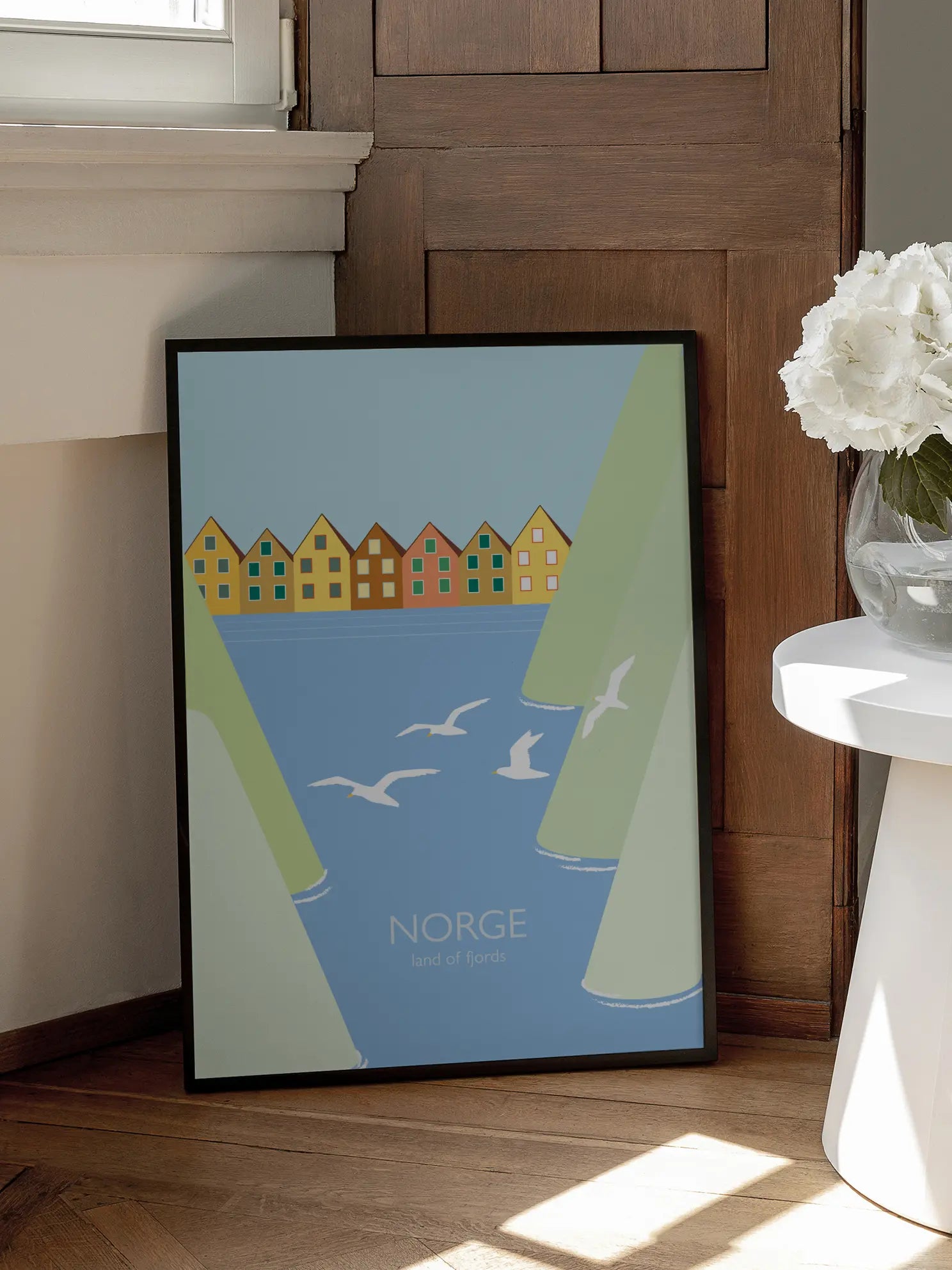 Norge Land of Fjords Poster