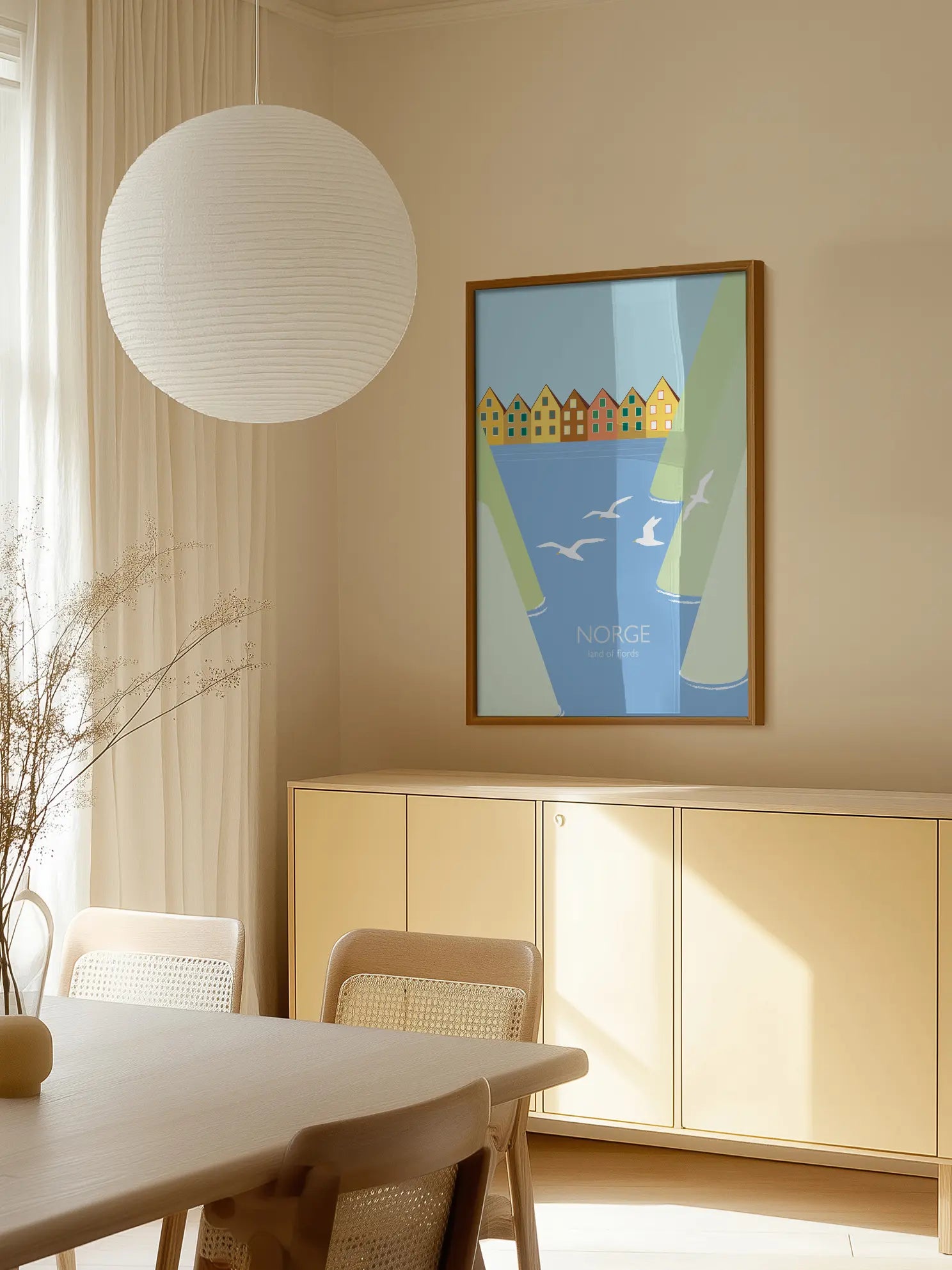 Norge Land of Fjords Poster