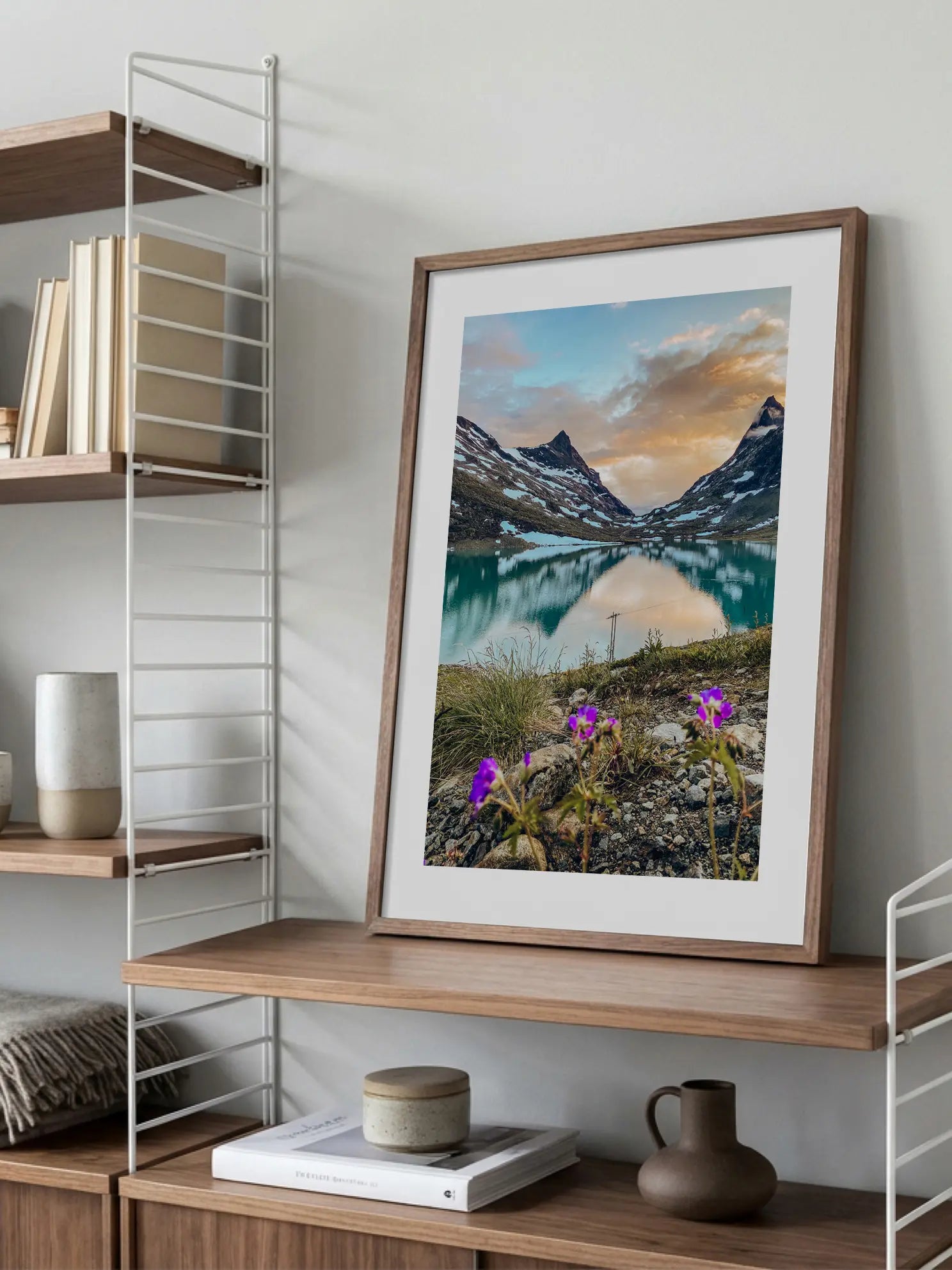 Norwegian Lake View Poster