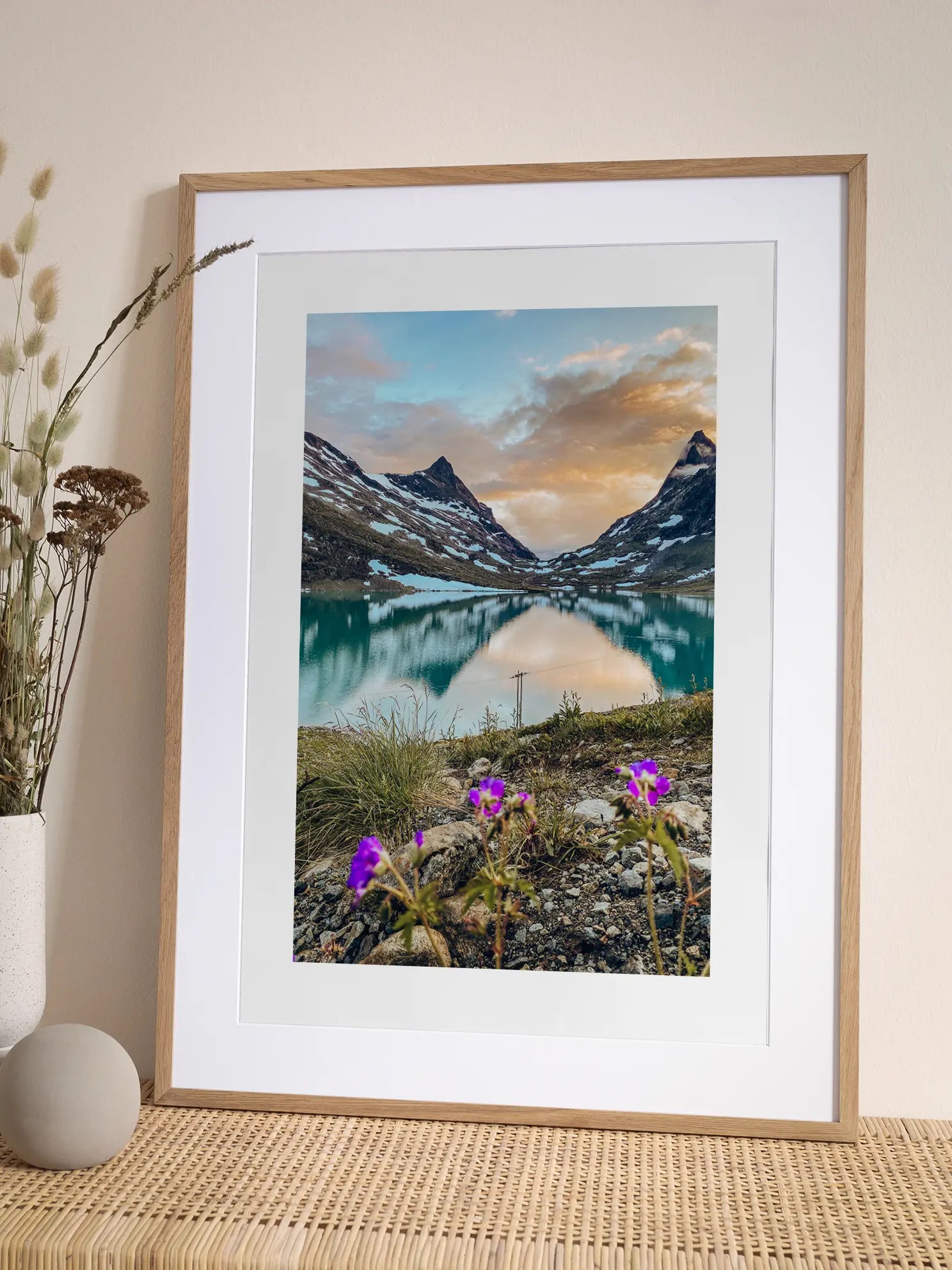 Norwegian Lake View Poster