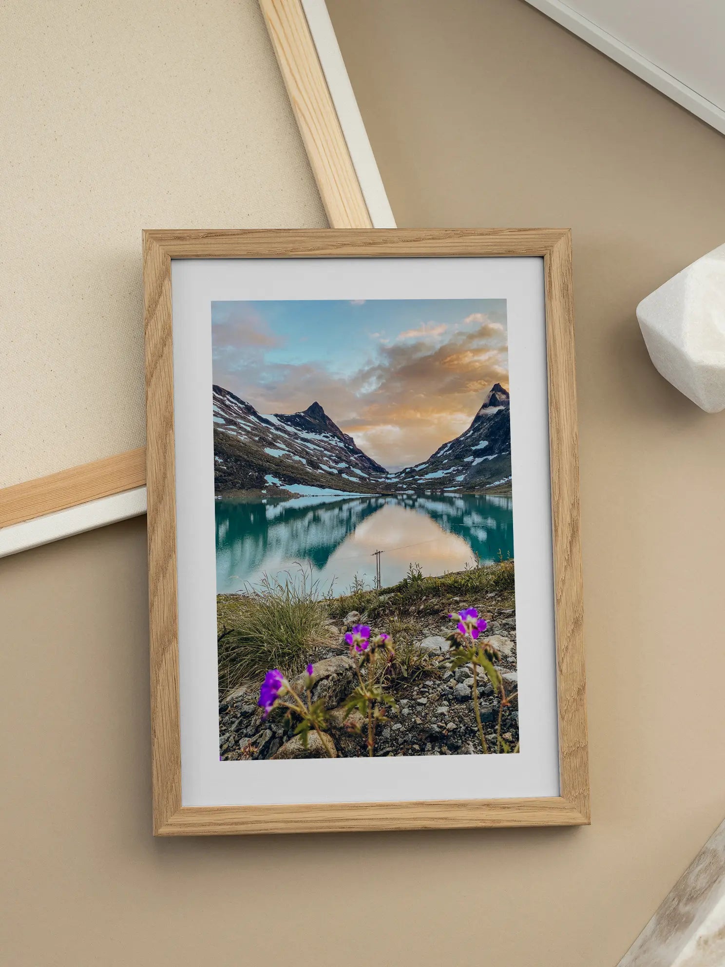 Norwegian Lake View Poster