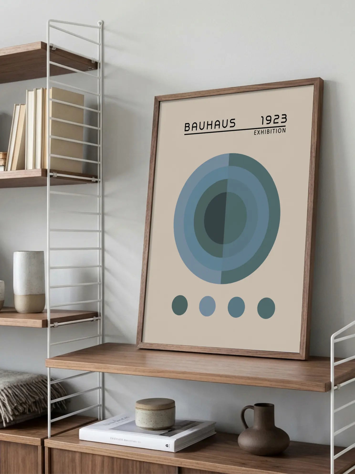 Ocean Waves — Bauhaus 1923 Poster
