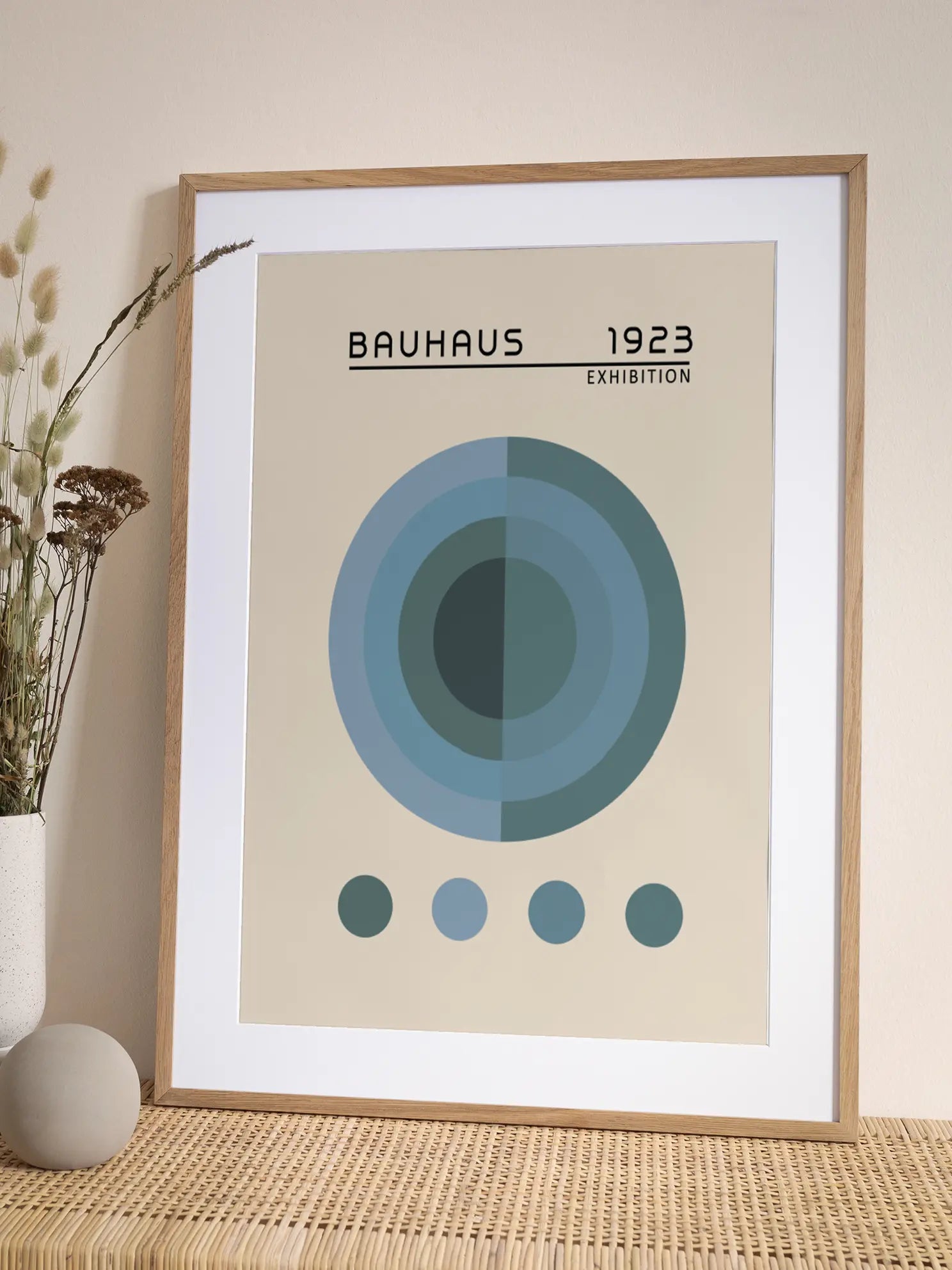Ocean Waves — Bauhaus 1923 Poster