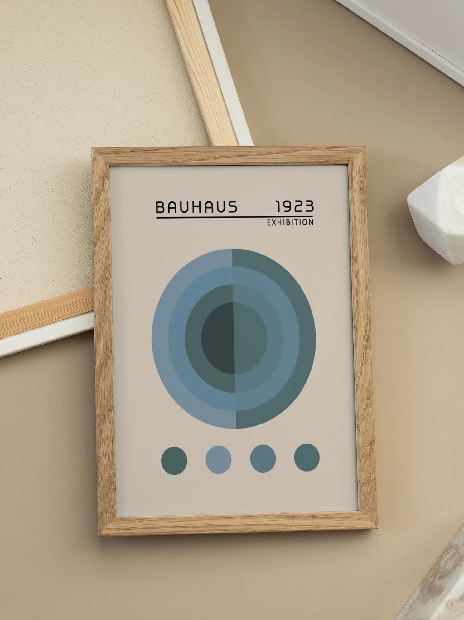 Ocean Waves — Bauhaus 1923 Poster