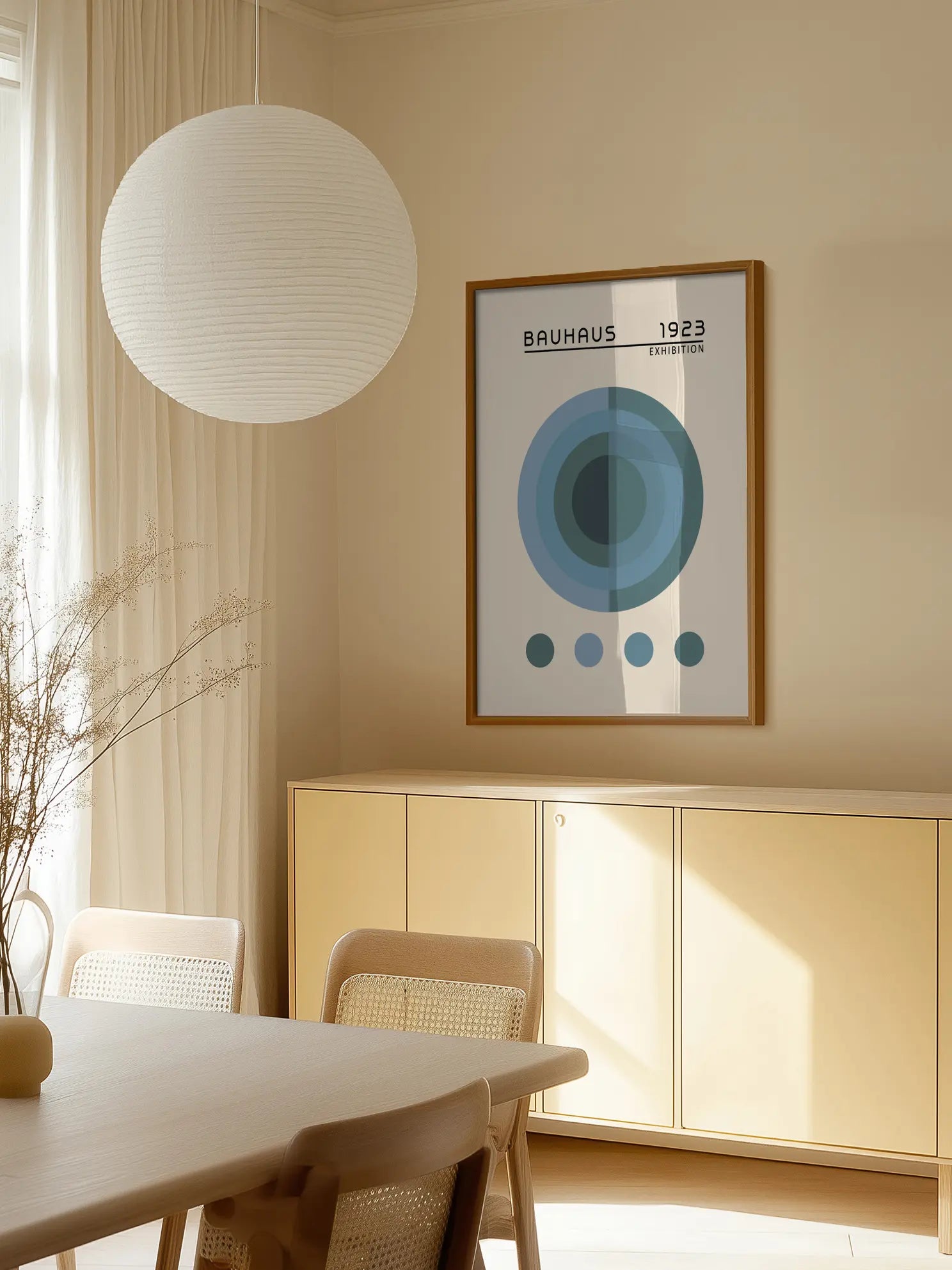 Ocean Waves — Bauhaus 1923 Poster