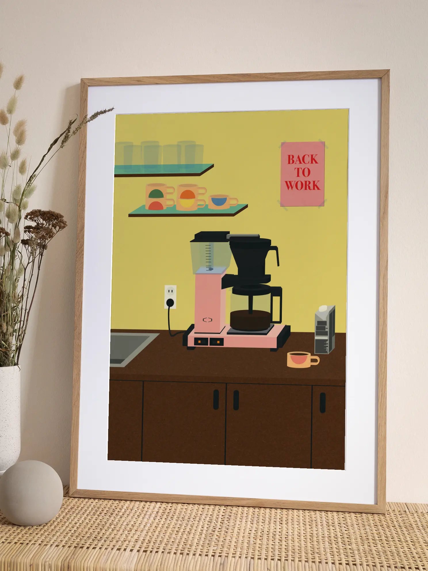 Office Coffee Station Poster