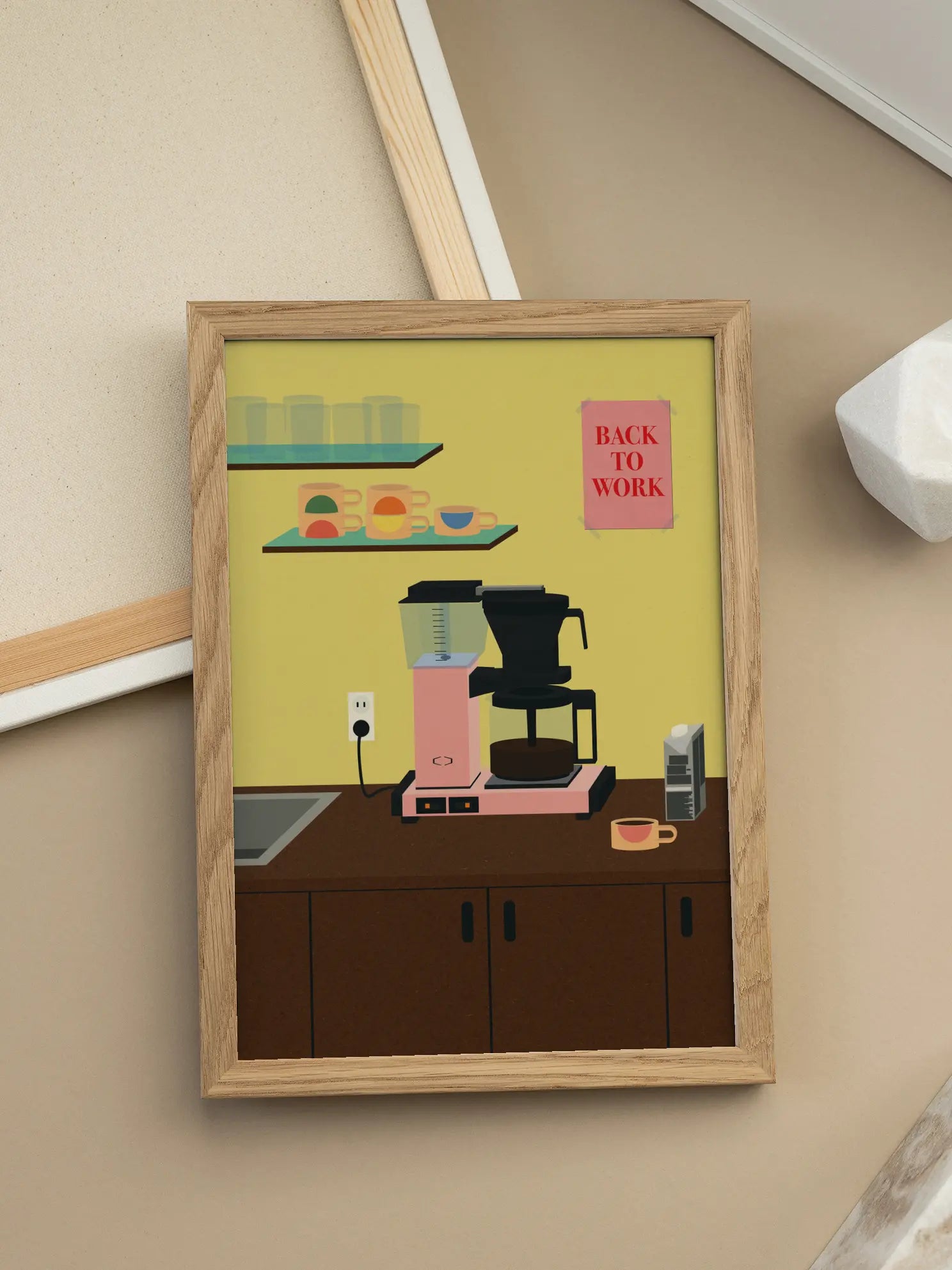 Office Coffee Station Poster