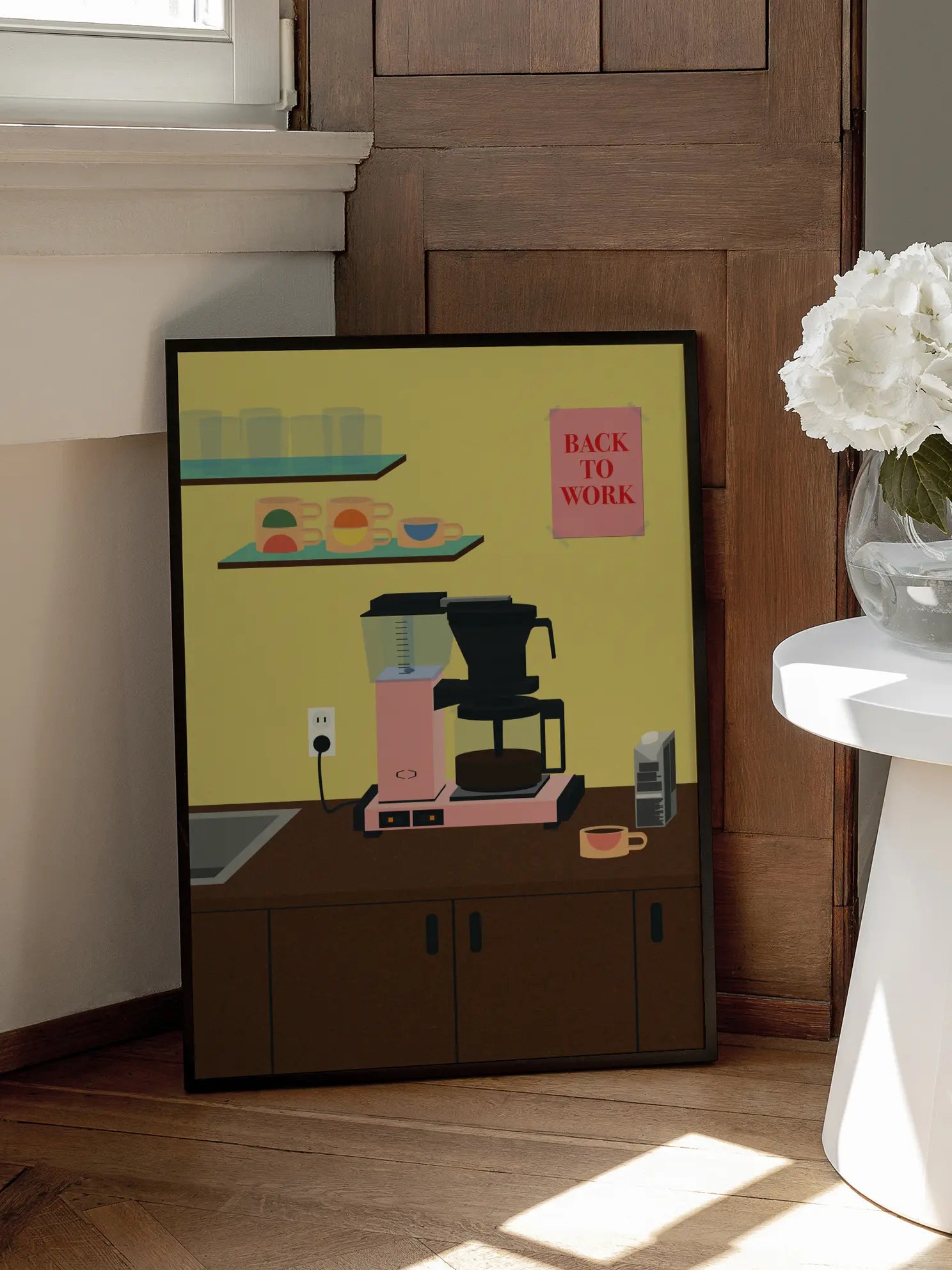Office Coffee Station Poster