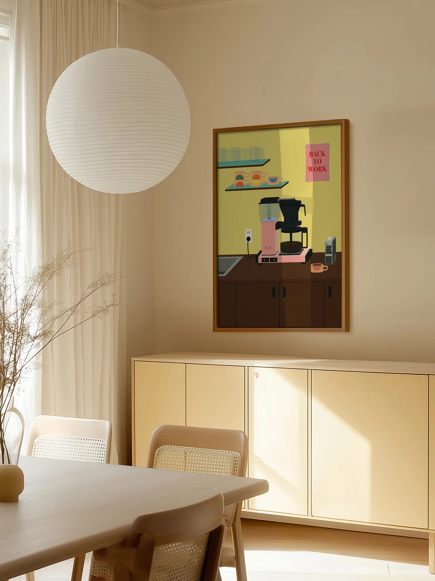 Office Coffee Station Poster