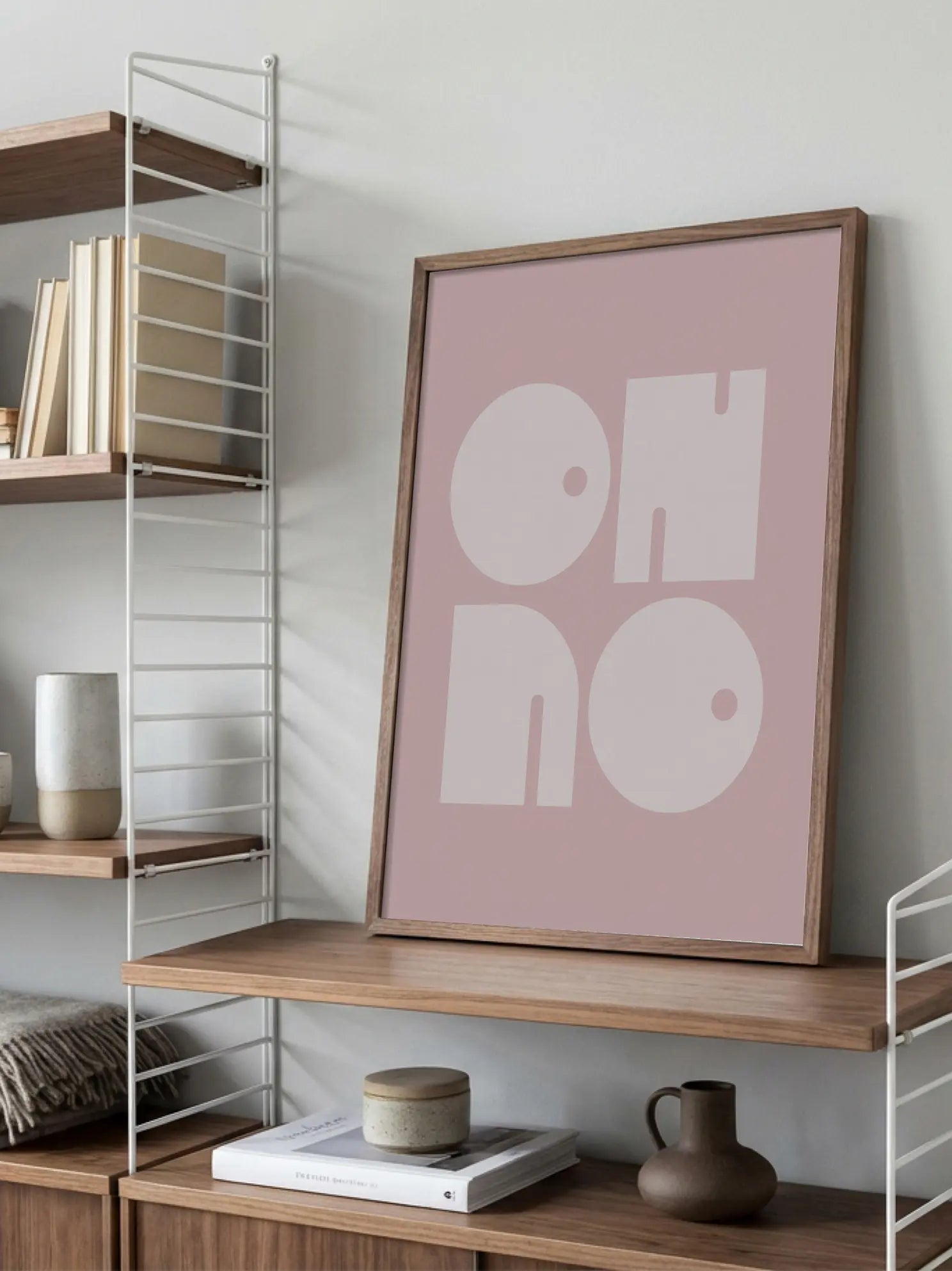 Oh No Pink Poster