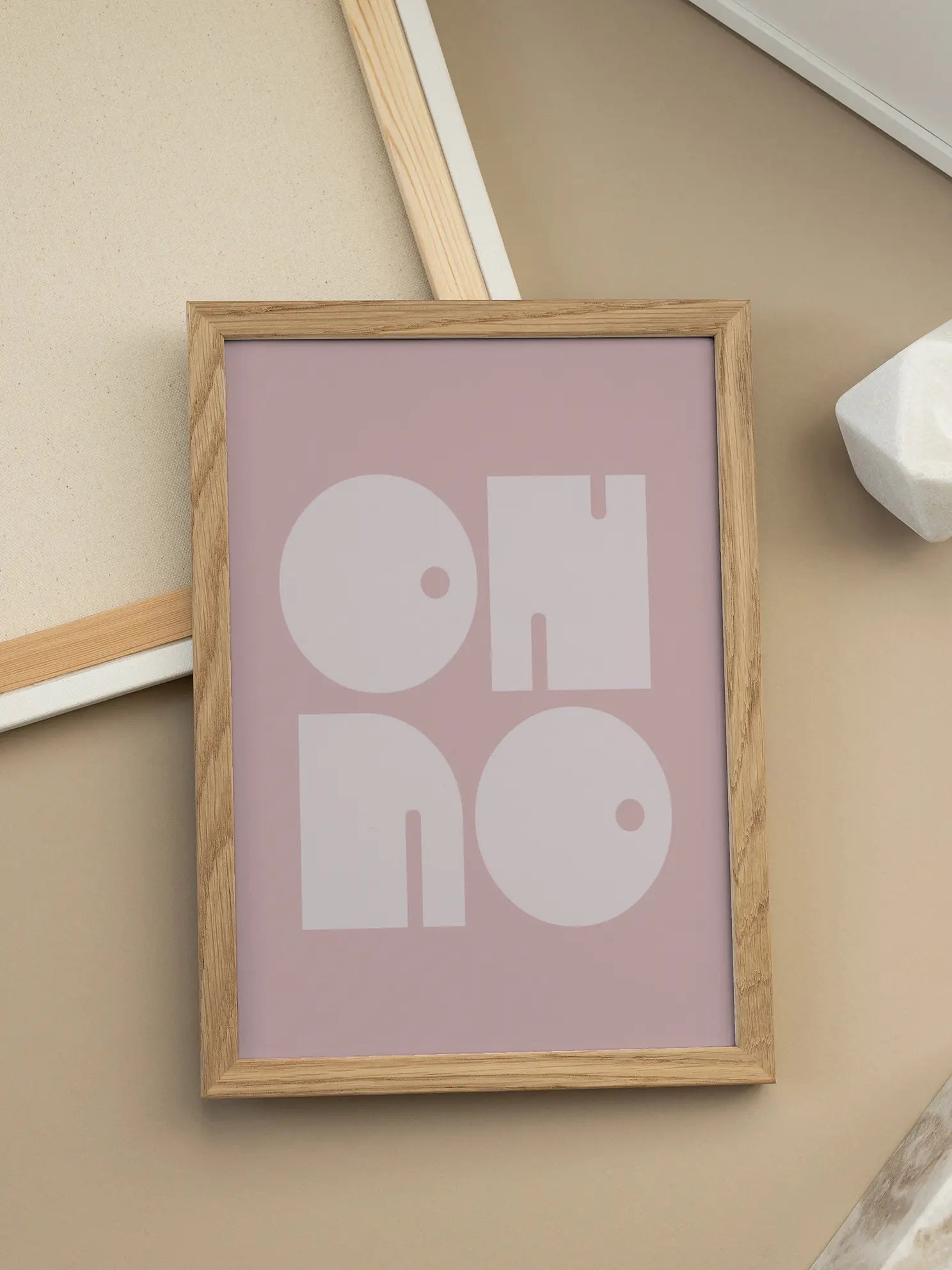 Oh No Pink Poster