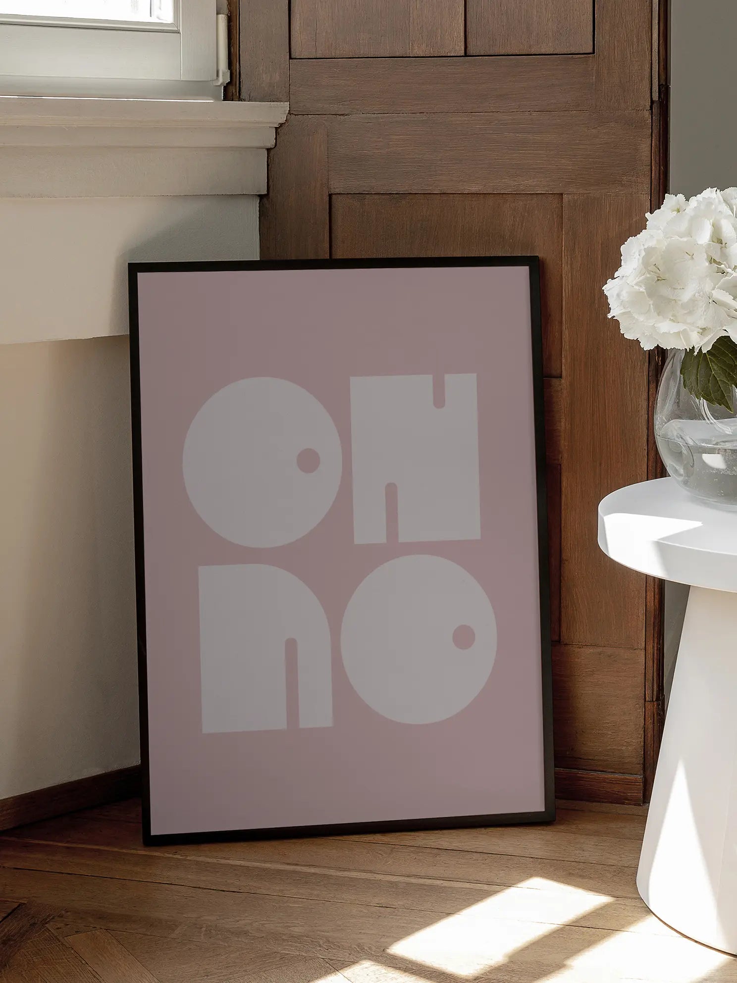 Oh No Pink Poster