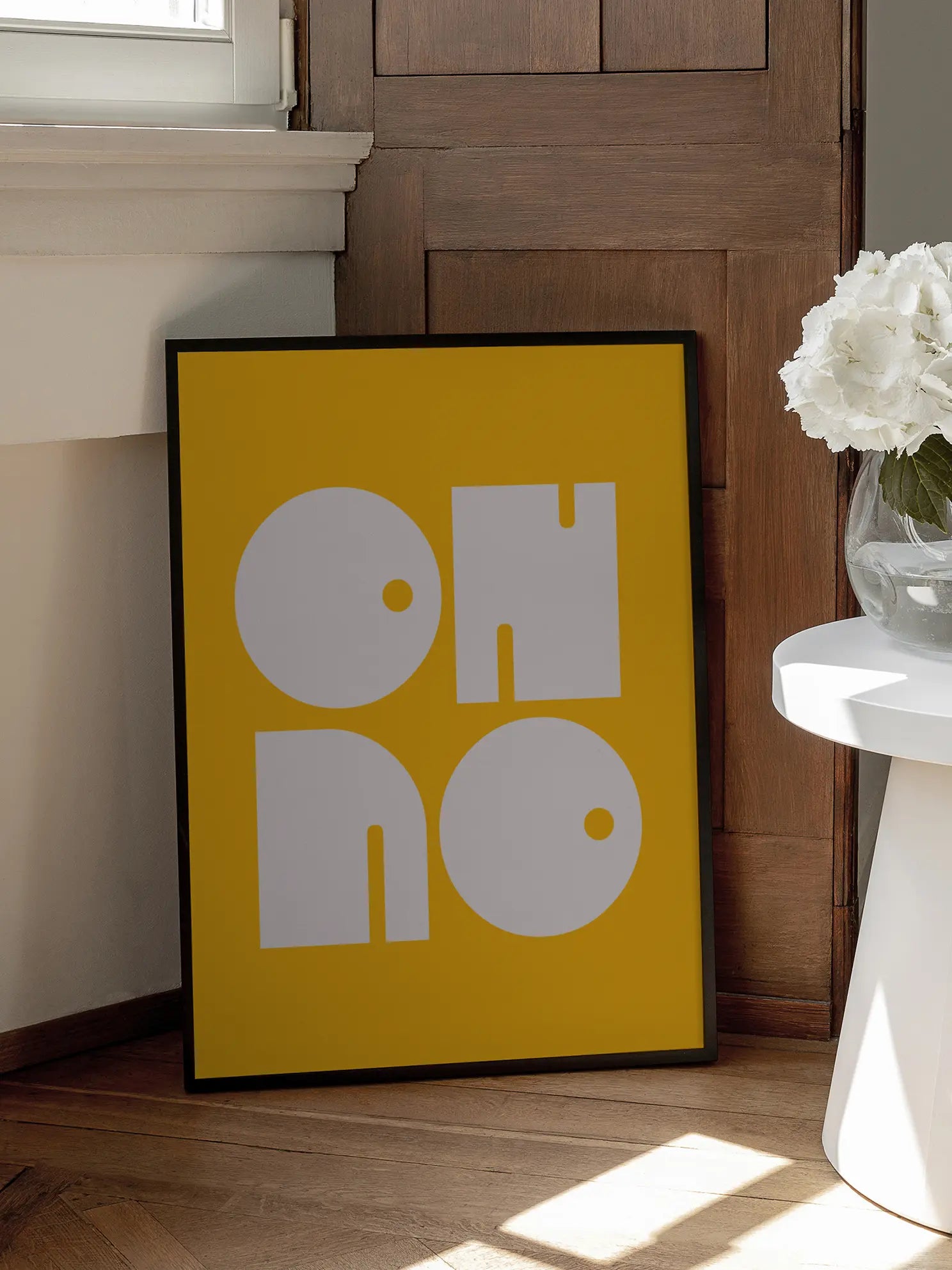 Oh No Yellow Poster