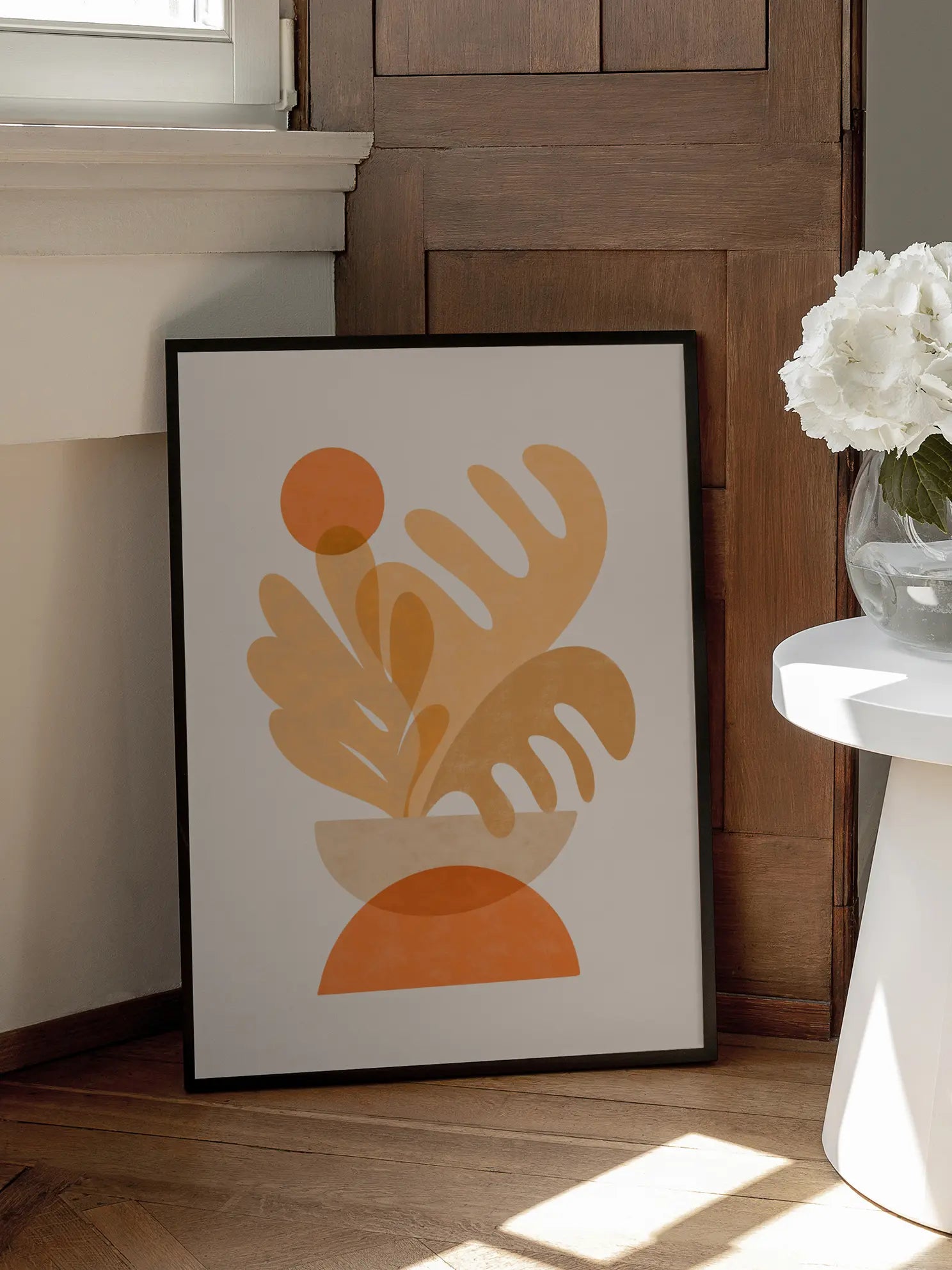 Orange Botanical Poster