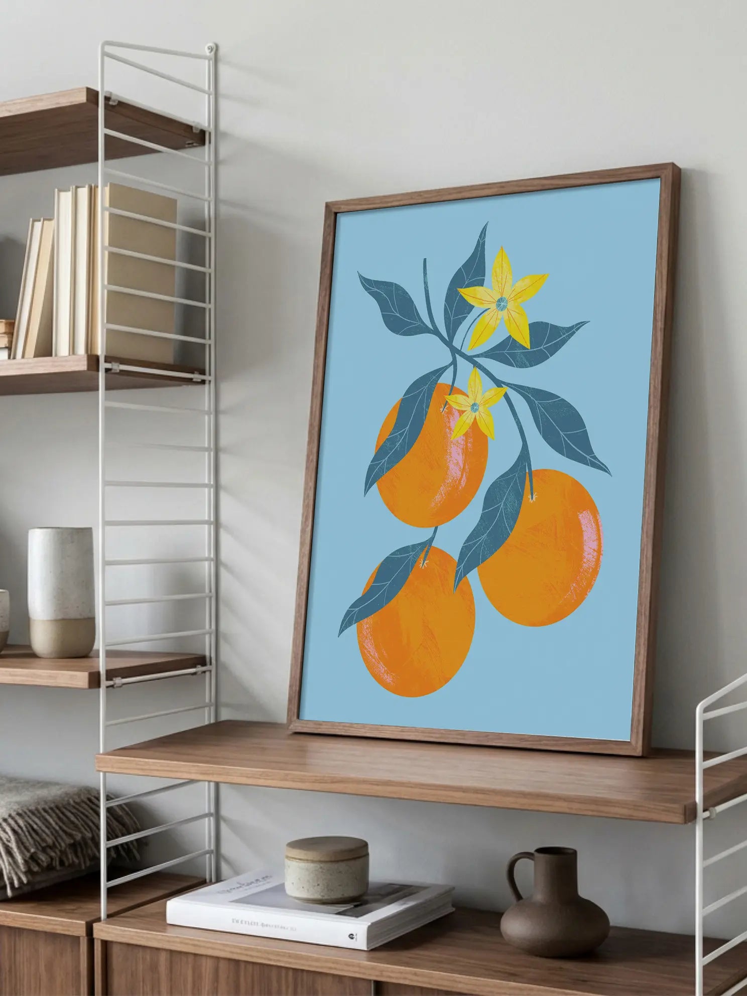 Orange Branch Poster