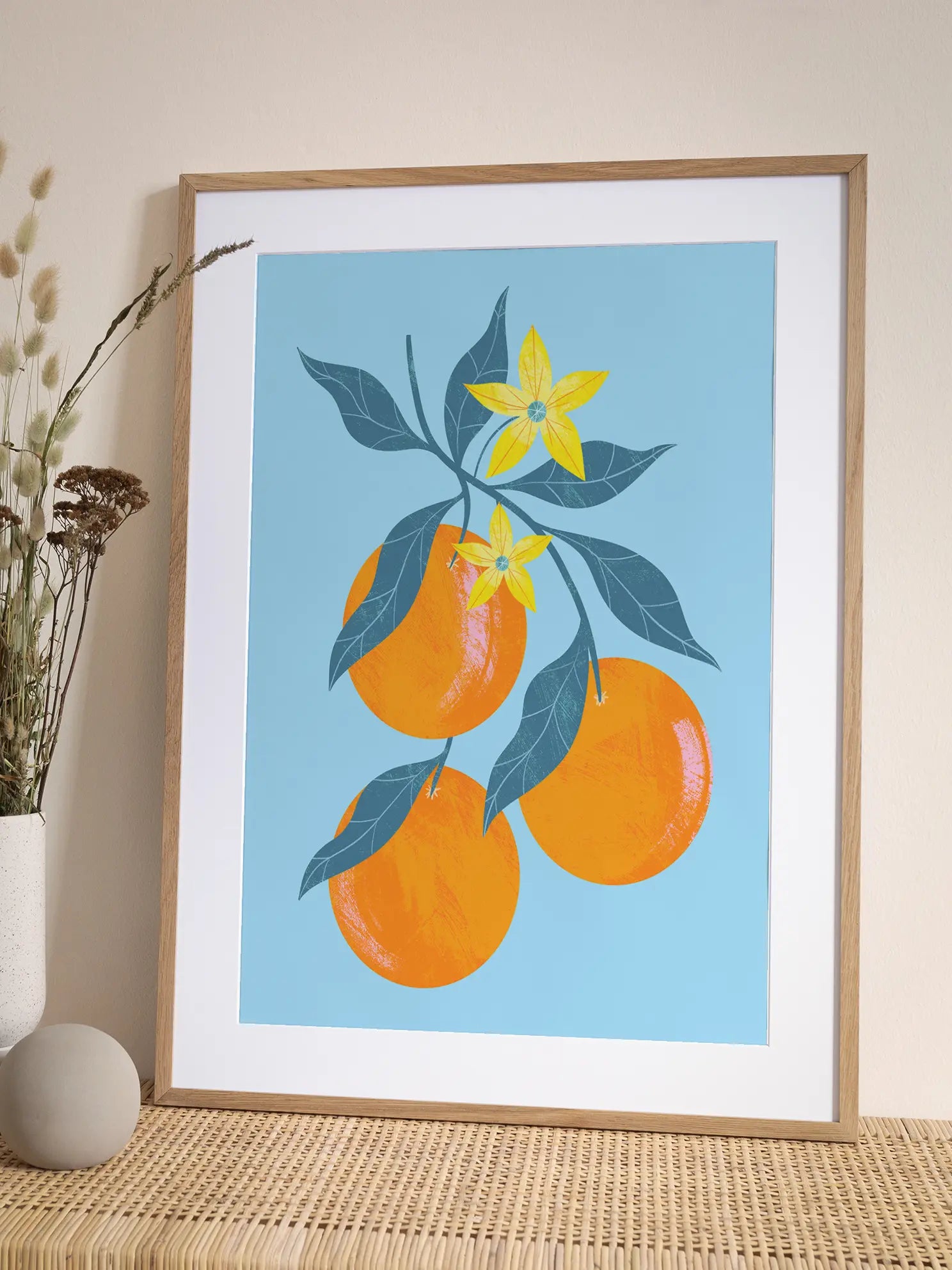 Orange Branch Poster