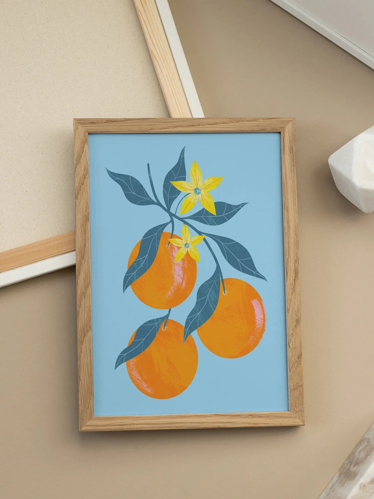 Orange Branch Poster