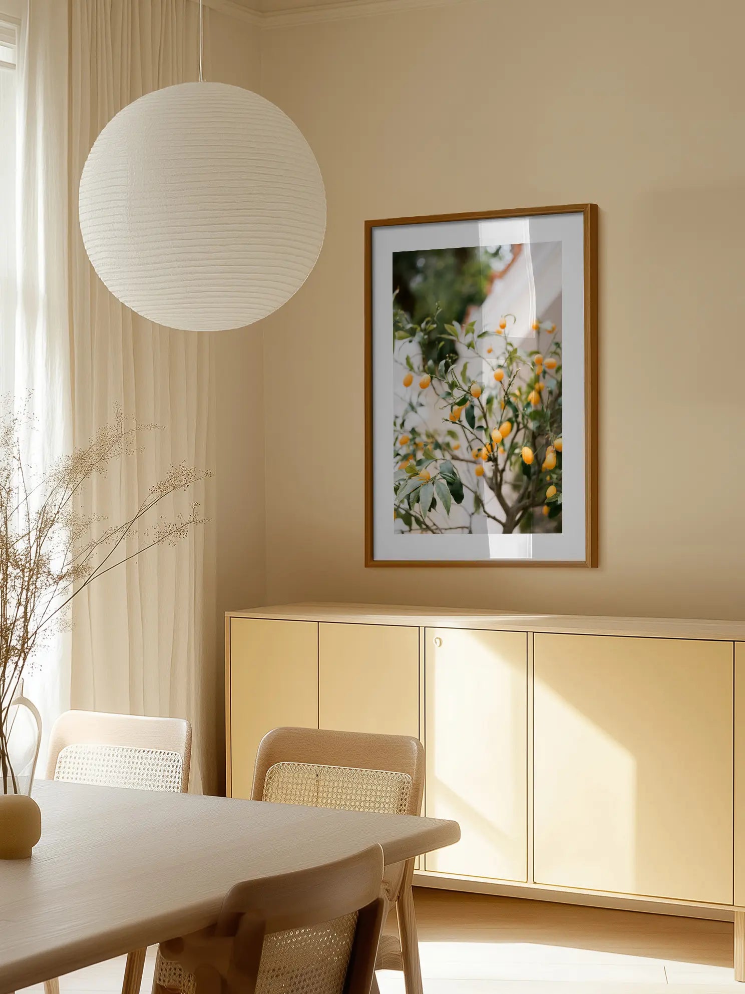 Orange Capri Poster