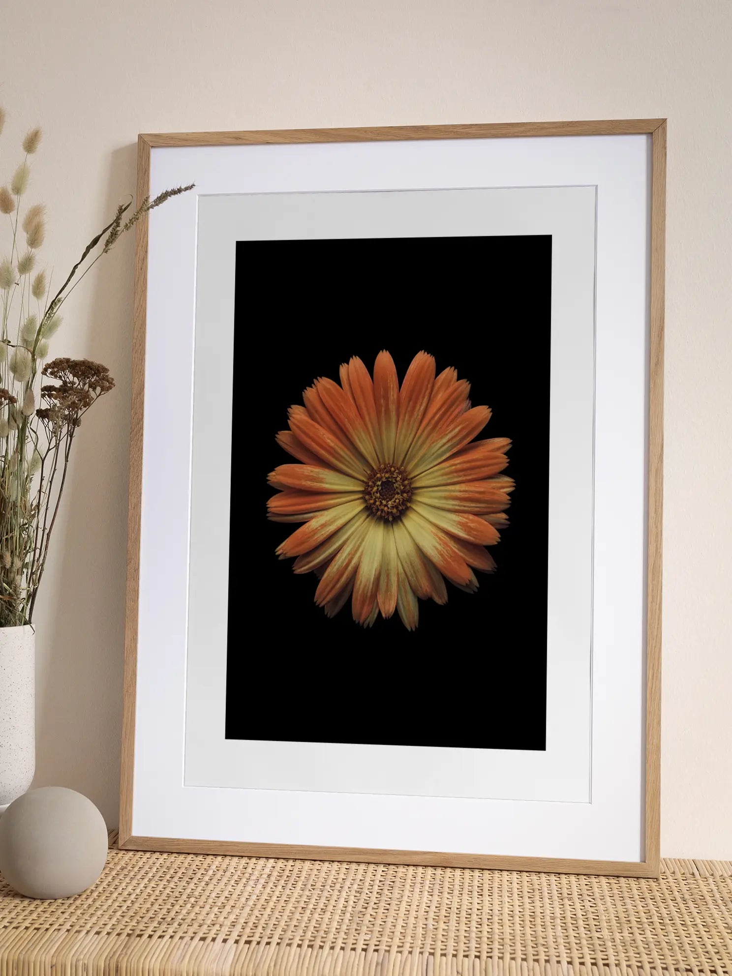 Orange Flower Poster