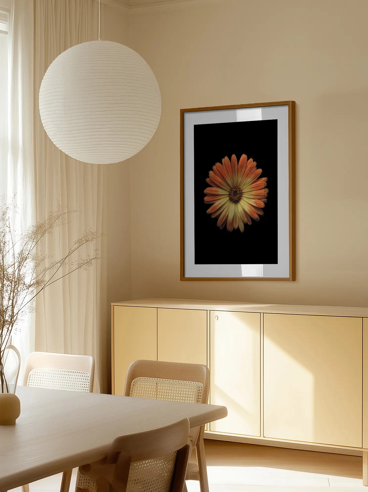 Orange Flower Poster